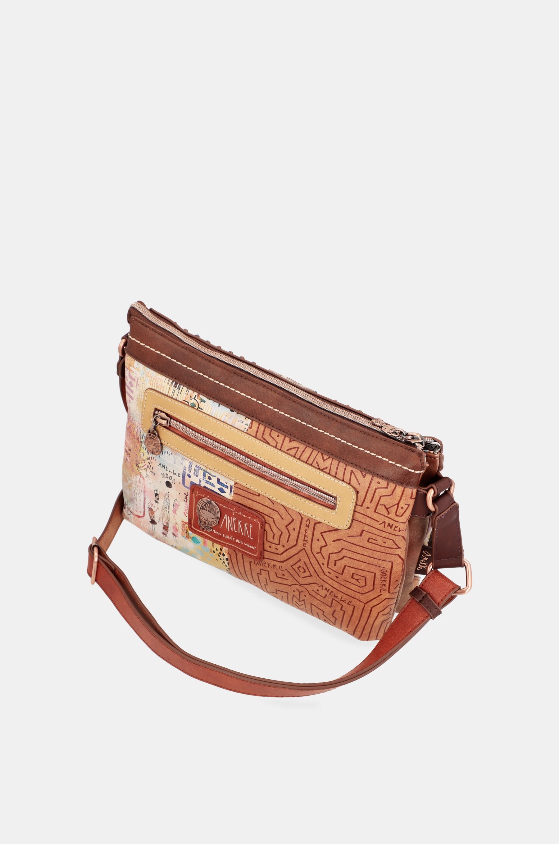 Menire crossbody bag with 2 compartments