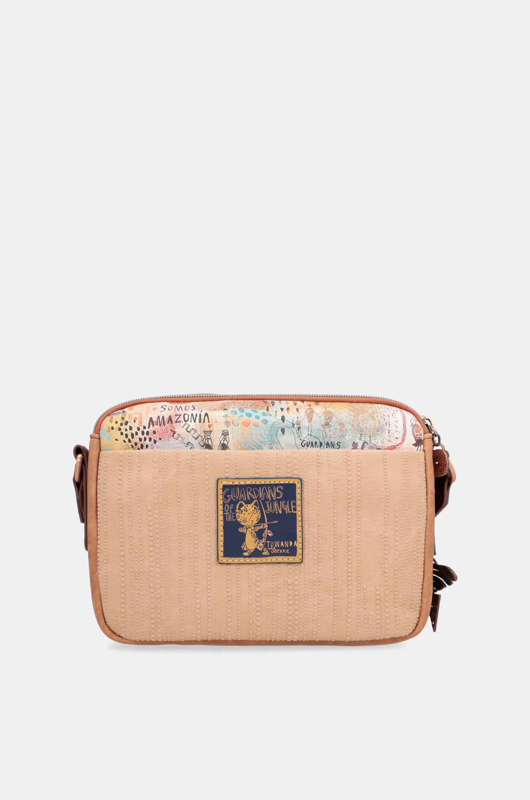 Menire crossbody bag with flap 3 compartments