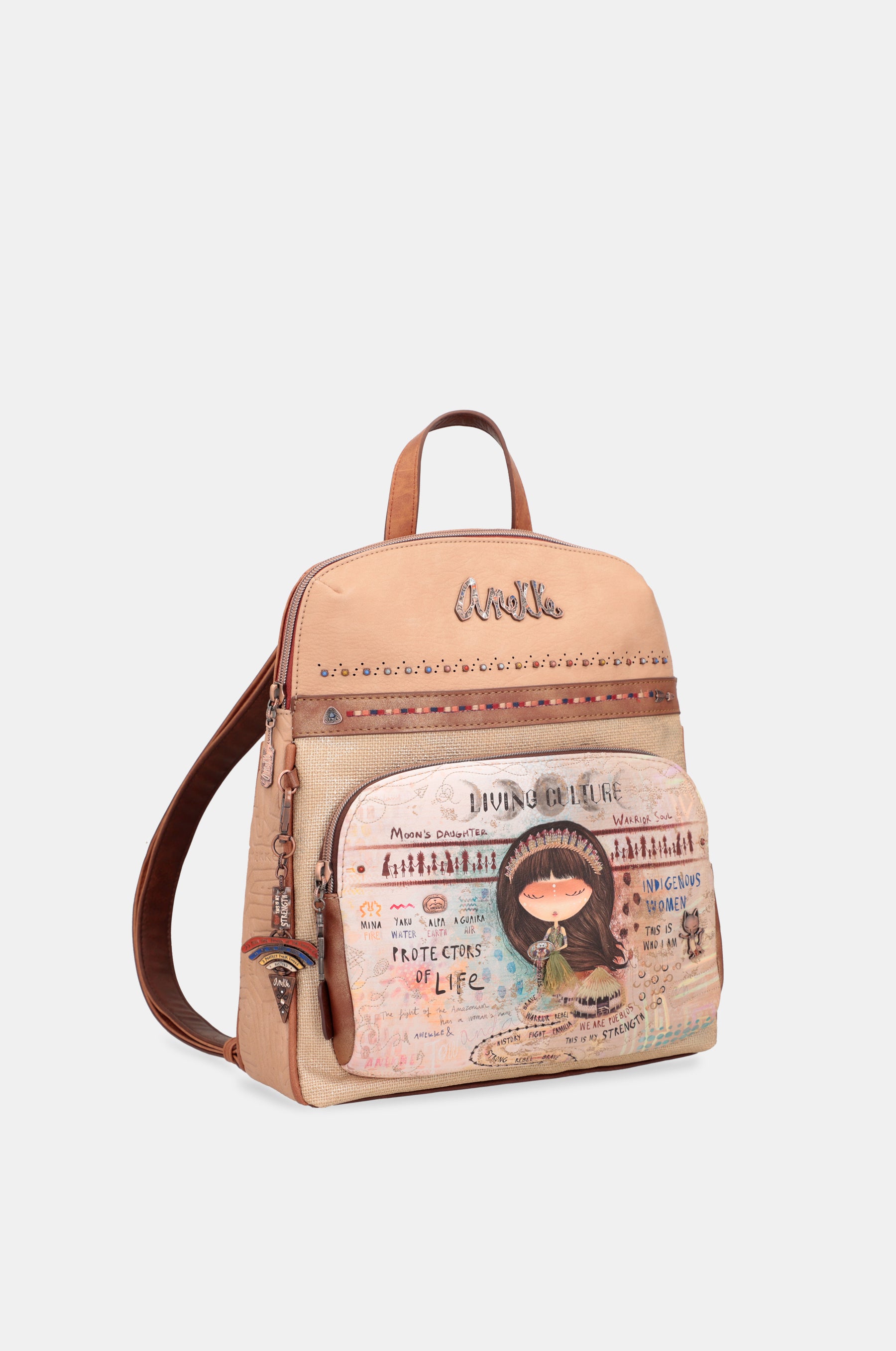 Menire backpack for strollers with pocket