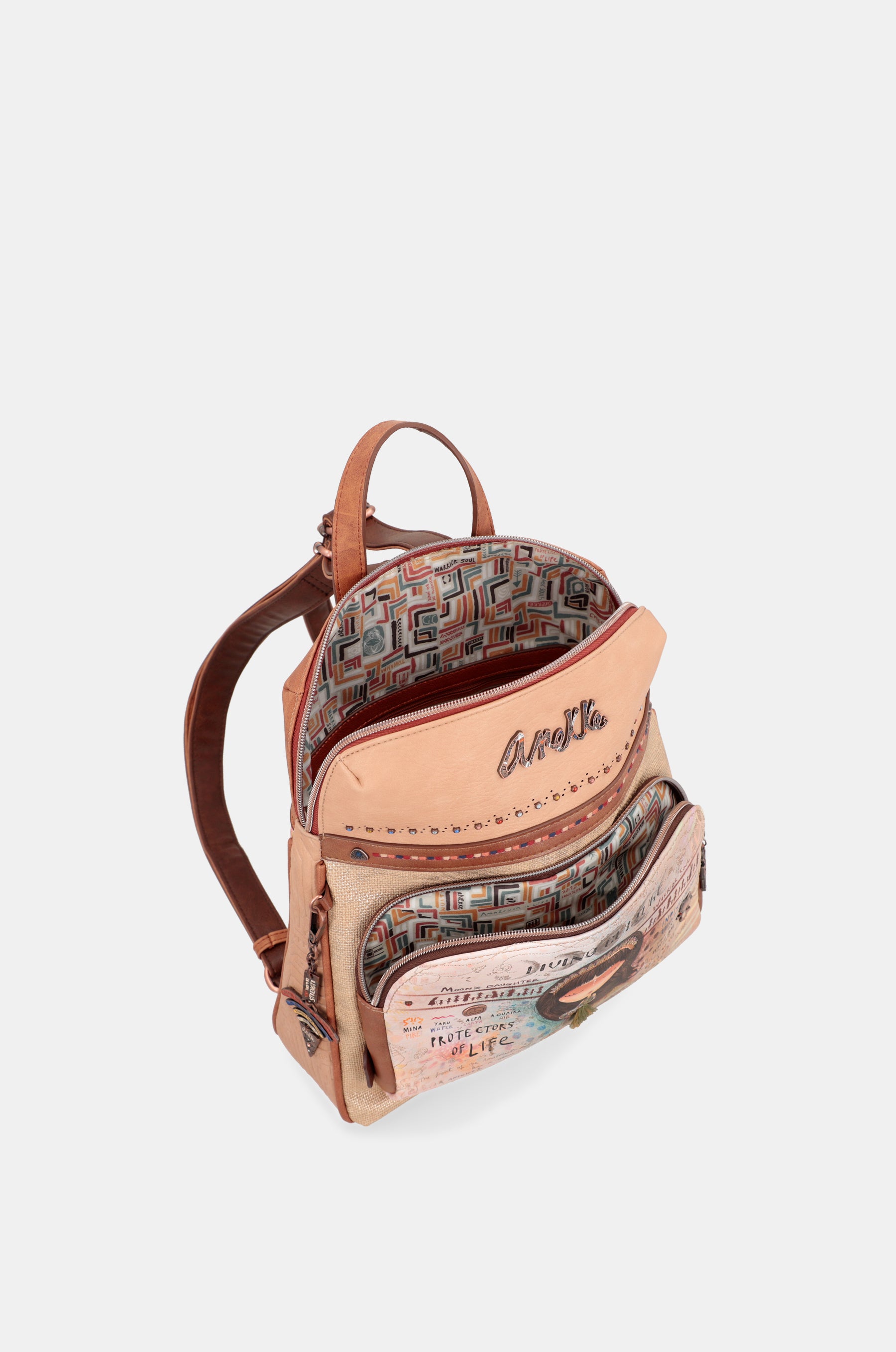 Menire backpack for strollers with pocket