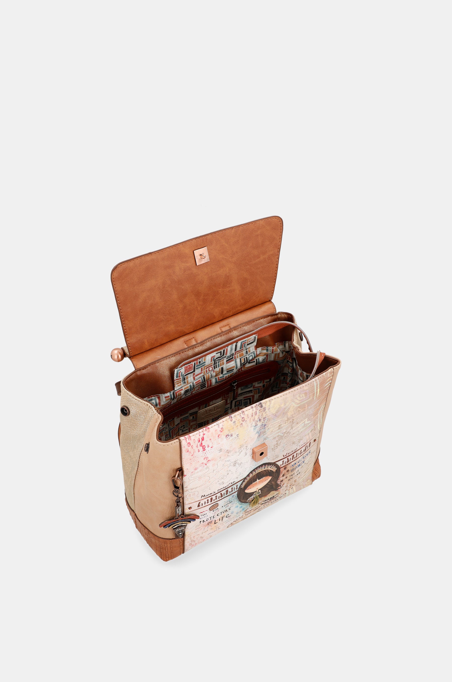 Menire backpack with flap
