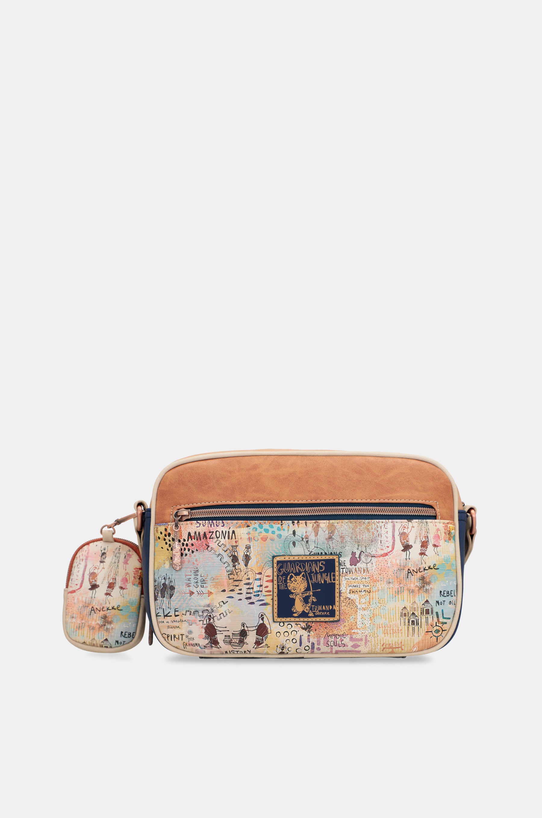 Tribe navy blue crossbody bag