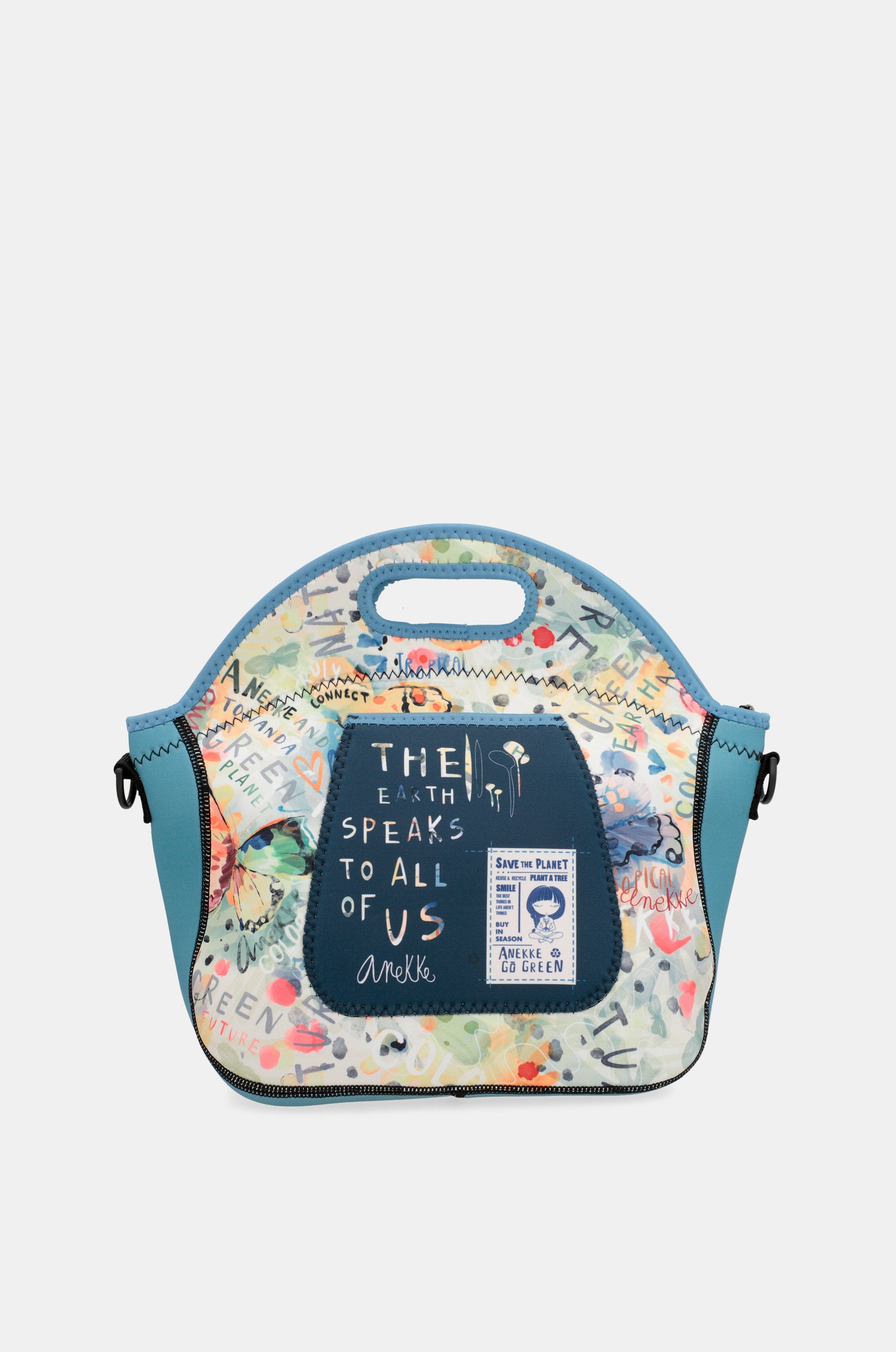 Butterfly neoprene food carrier bag