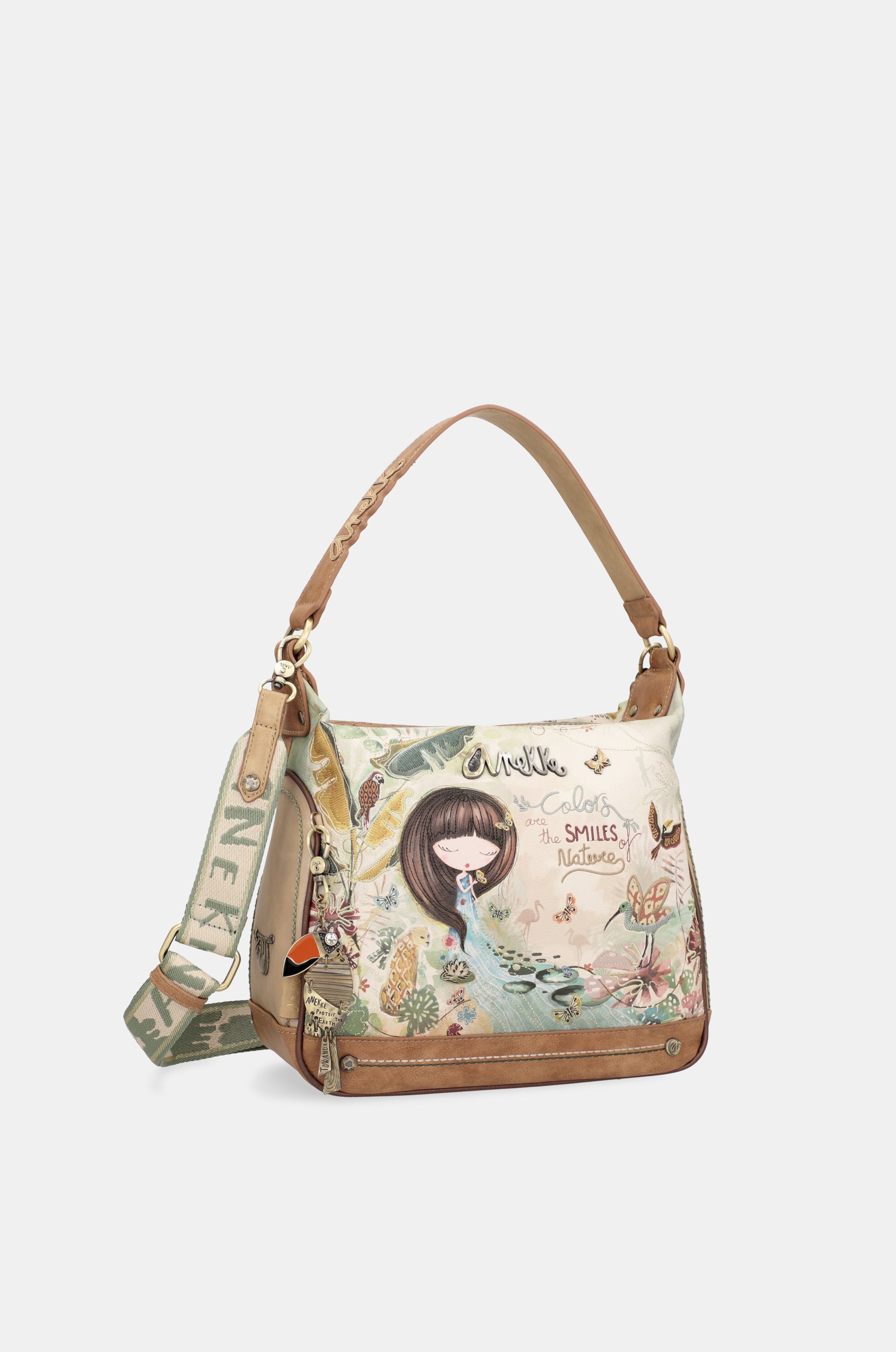 Amazonia crossbody bag with shoulder strap