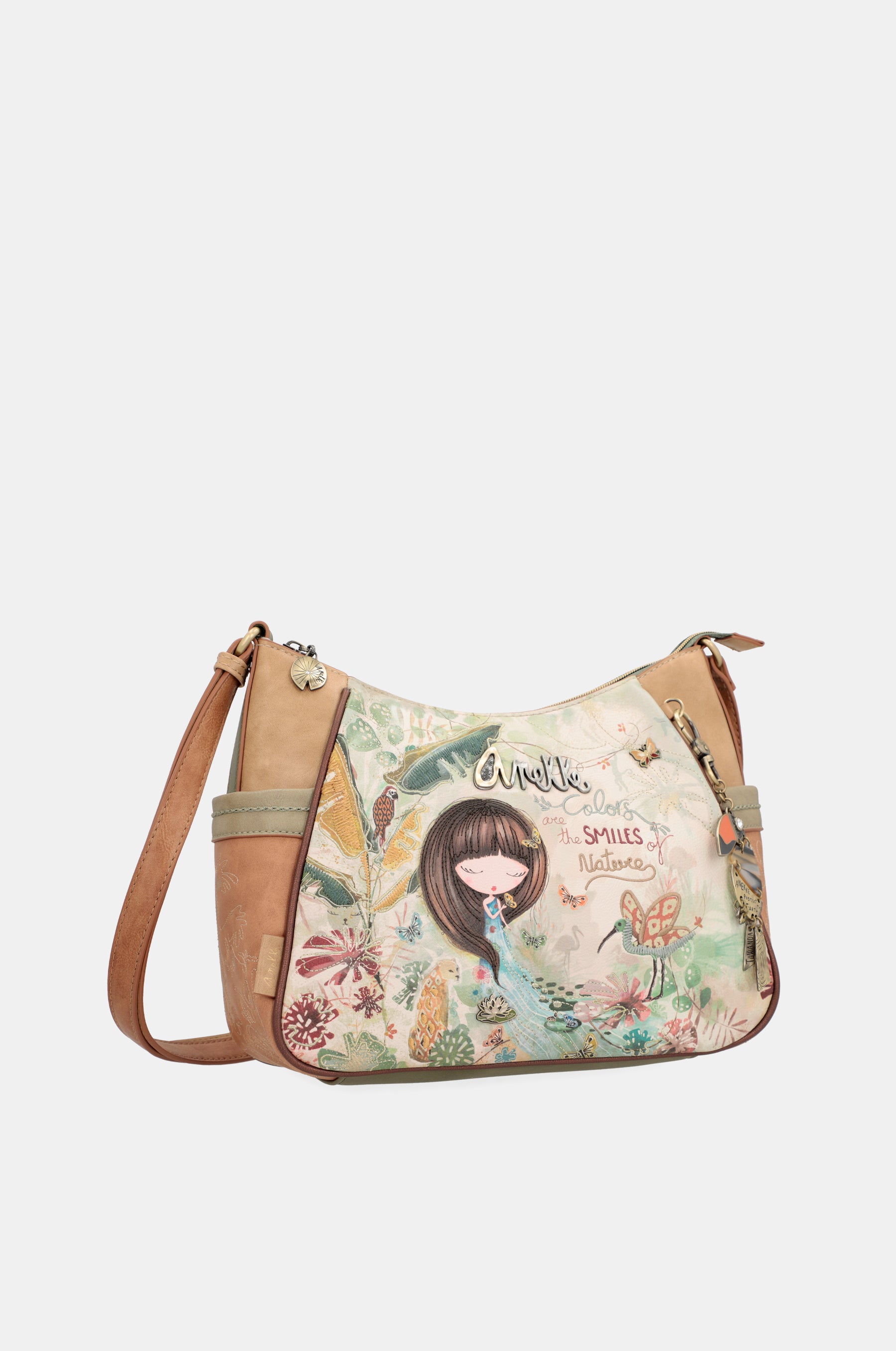 Amazonia crossbody bag with side pockets