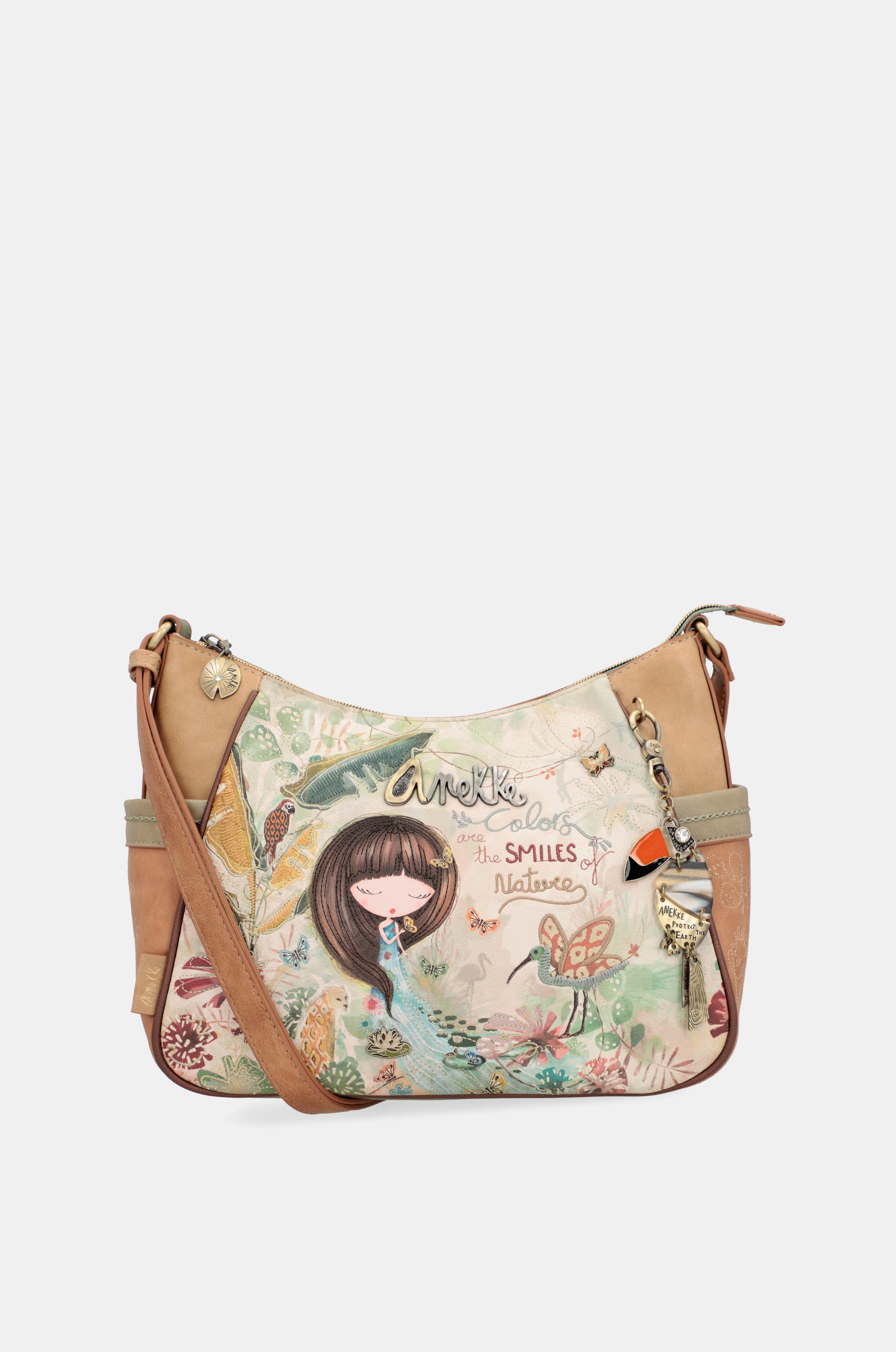 Amazonia crossbody bag with side pockets
