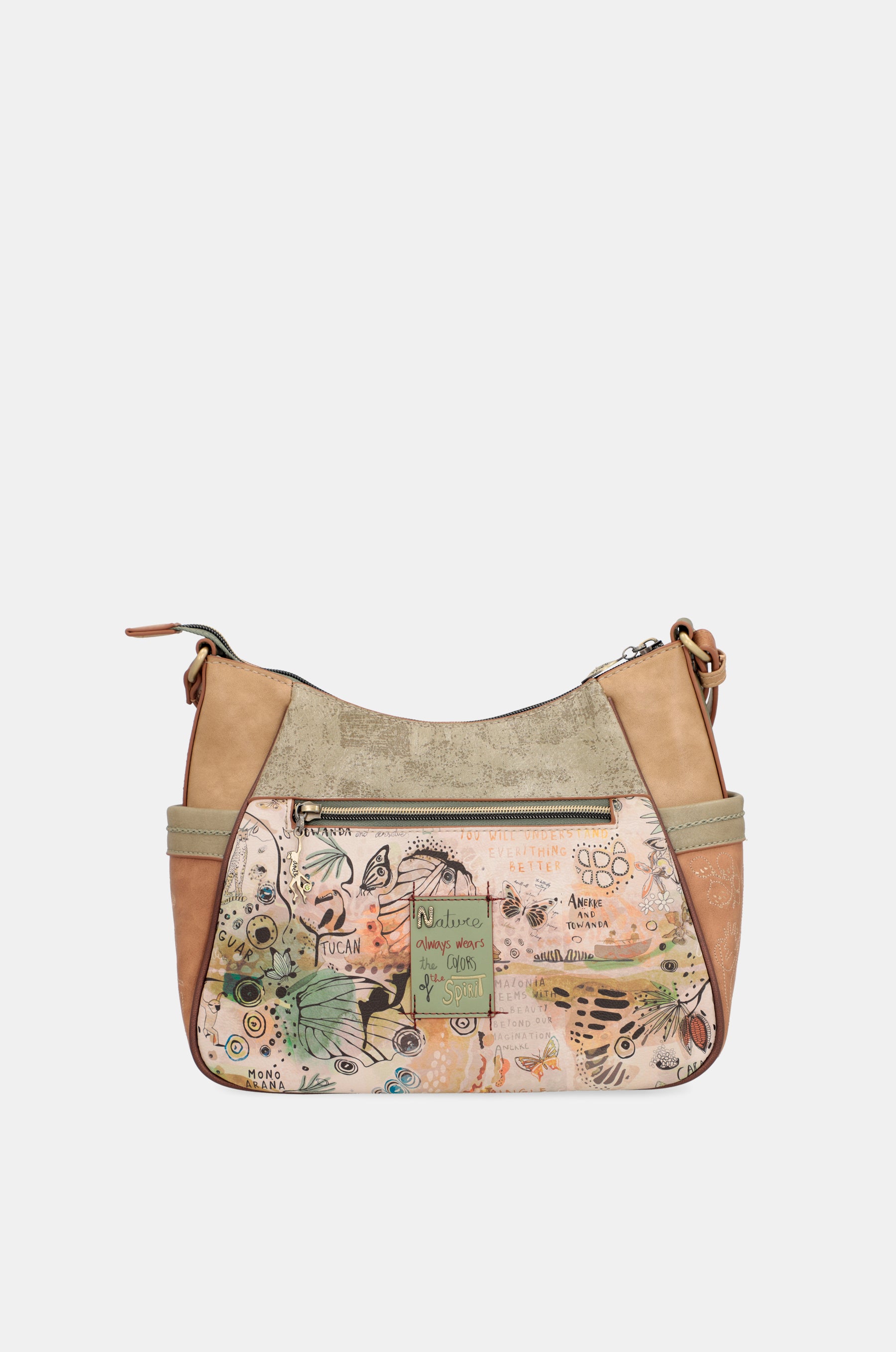 Amazonia crossbody bag with side pockets