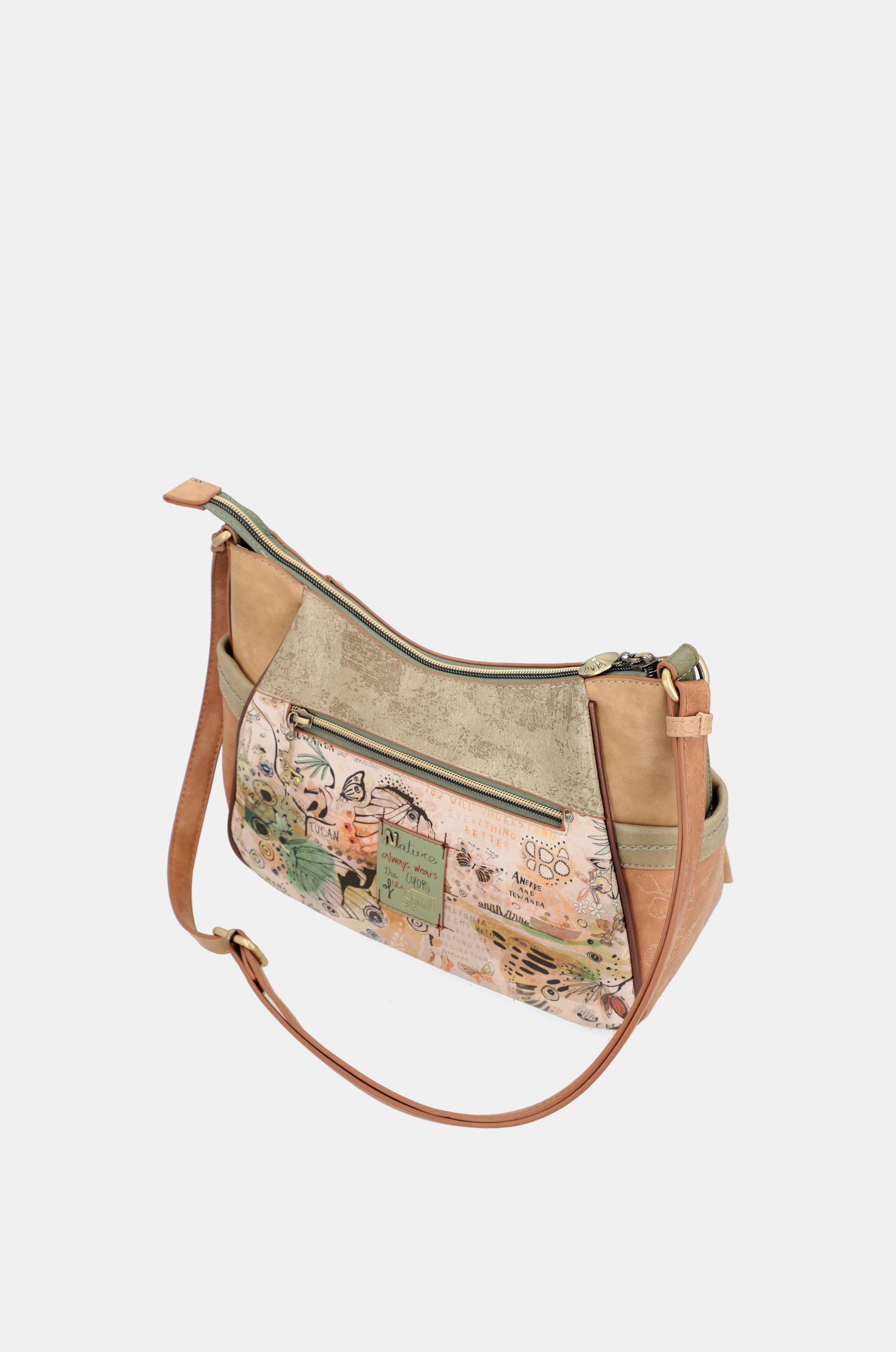 Amazonia crossbody bag with side pockets