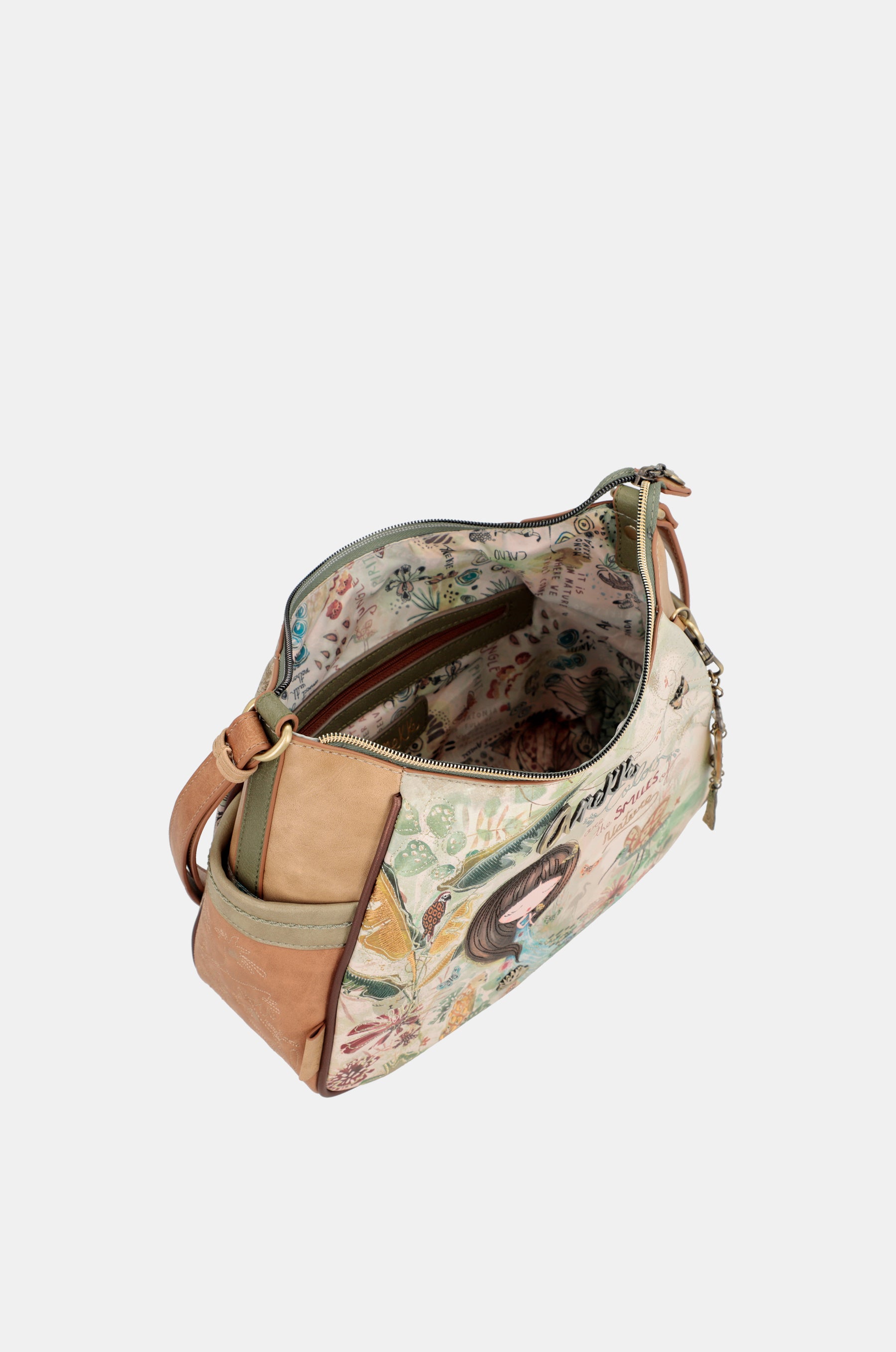 Amazonia crossbody bag with side pockets
