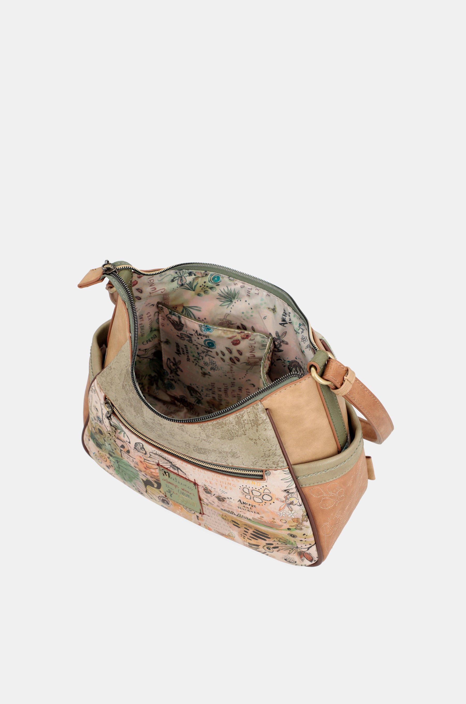 Amazonia crossbody bag with side pockets