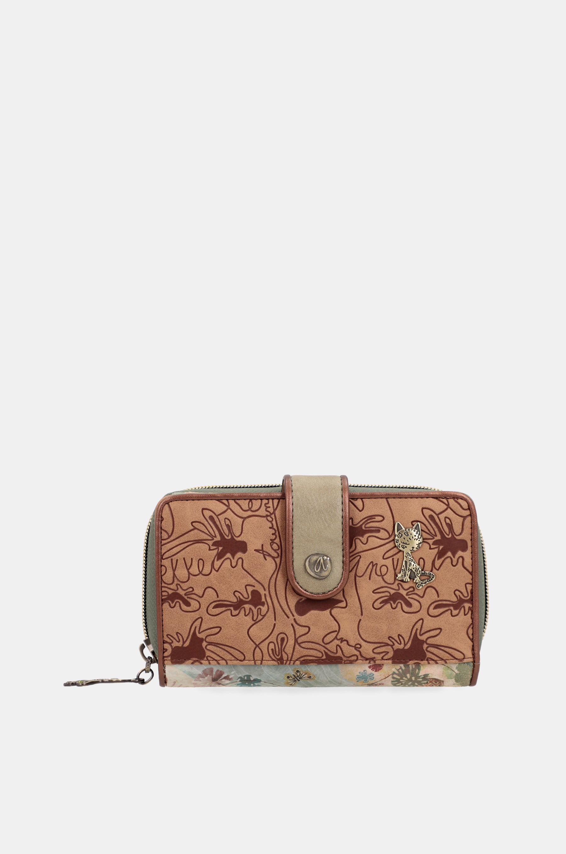 Amazonia medium RFID embossed wallet