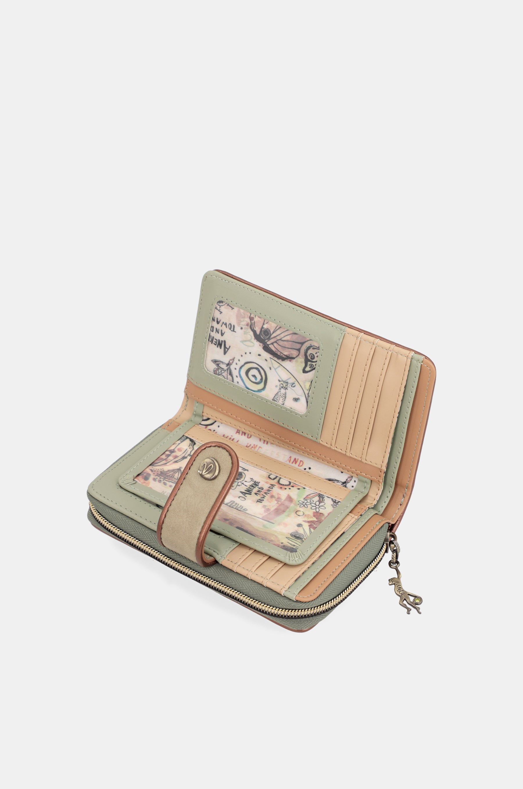 Amazonia medium RFID embossed wallet