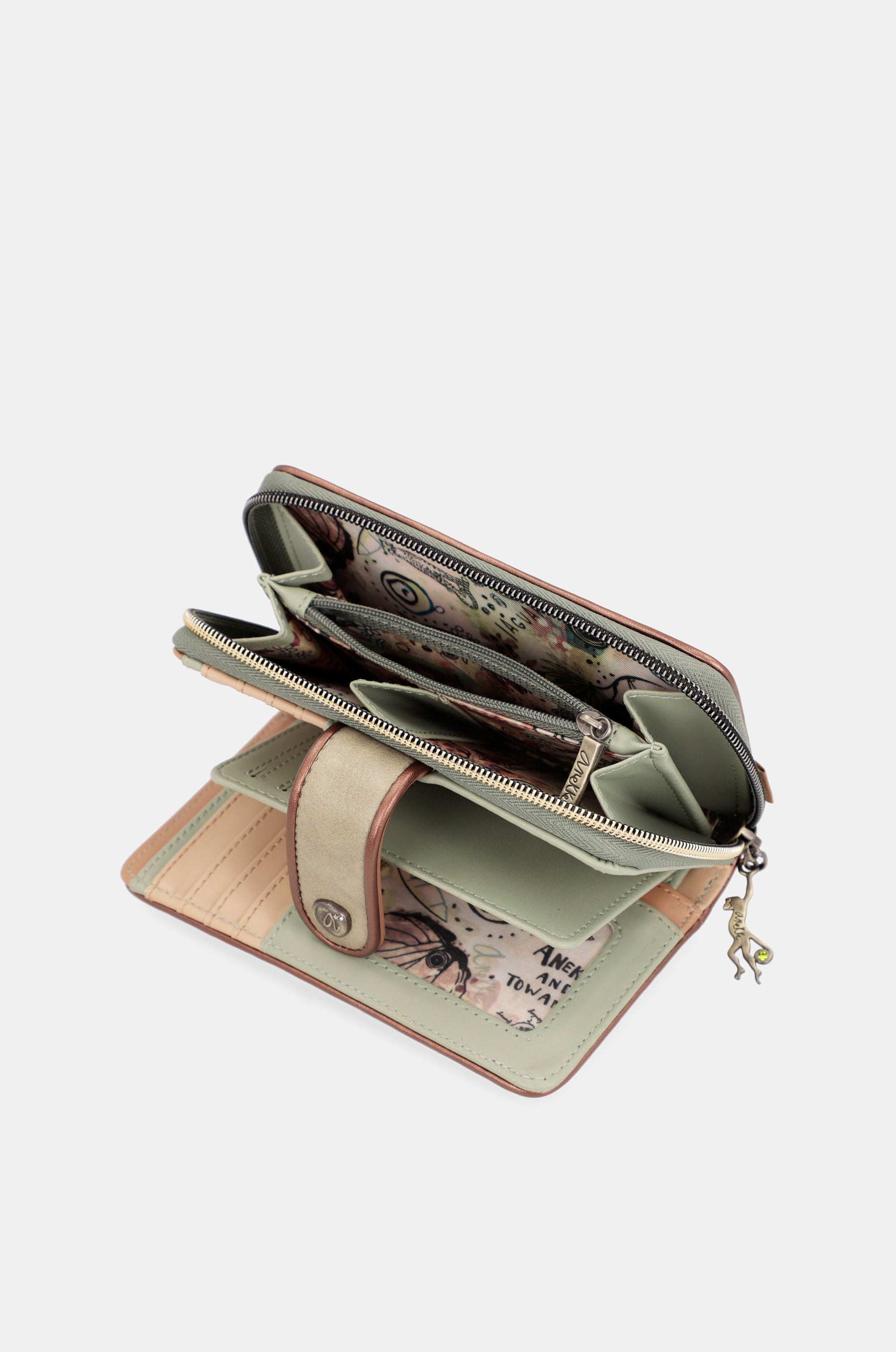 Amazonia medium RFID embossed wallet