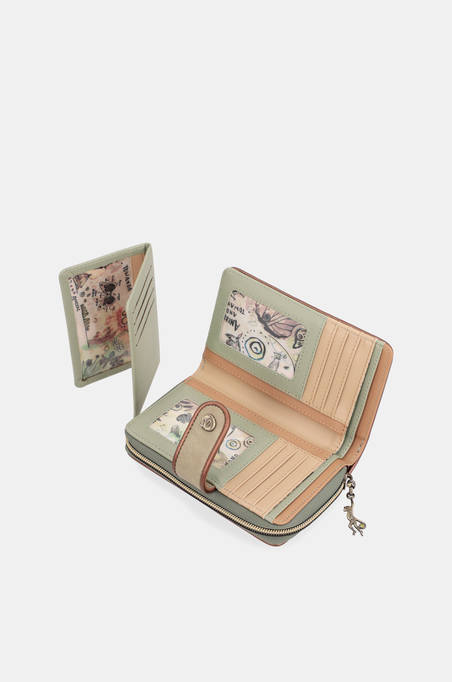 Amazonia medium RFID embossed wallet