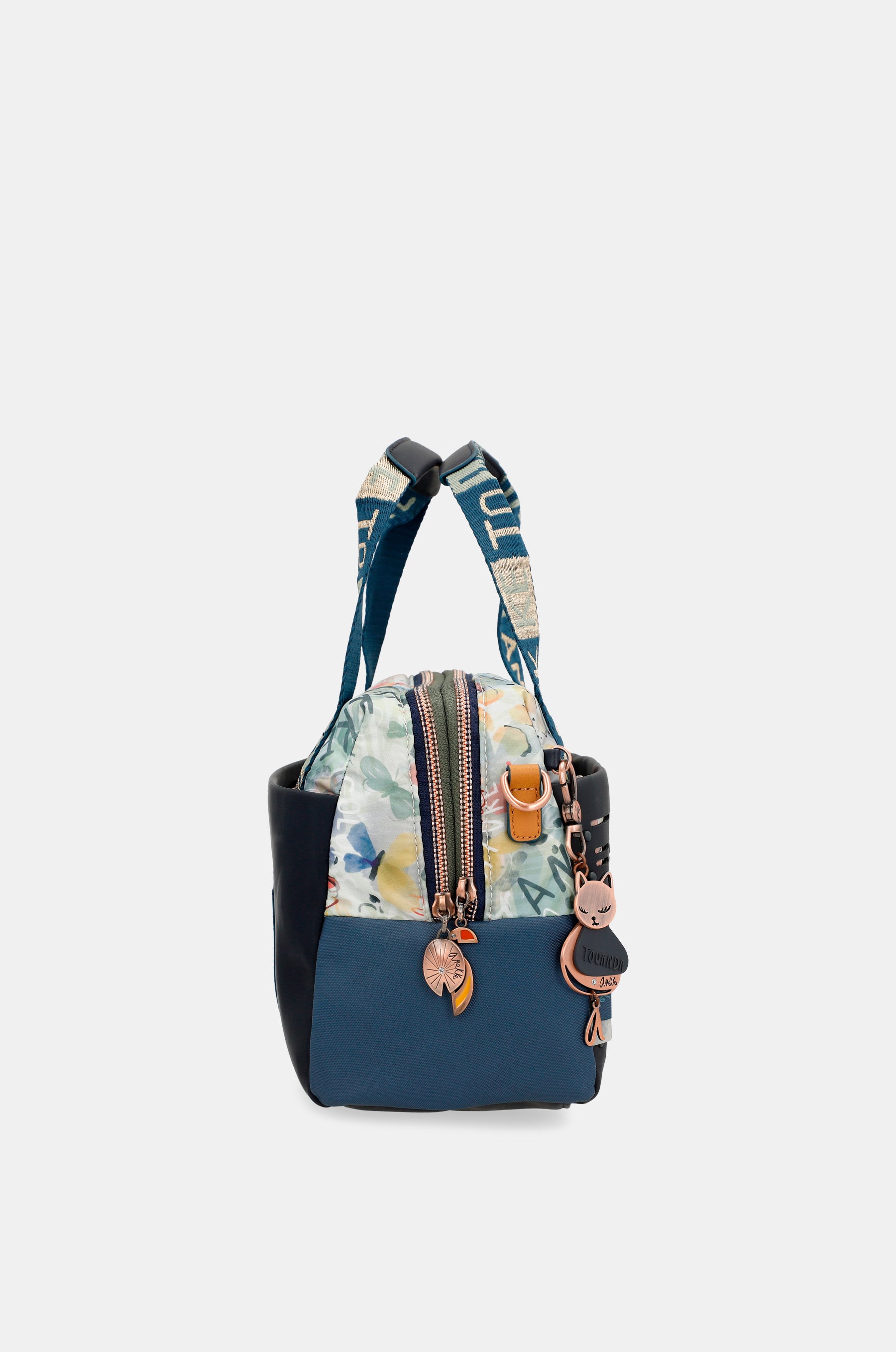 Nature Pachamama navy blue bowling bag