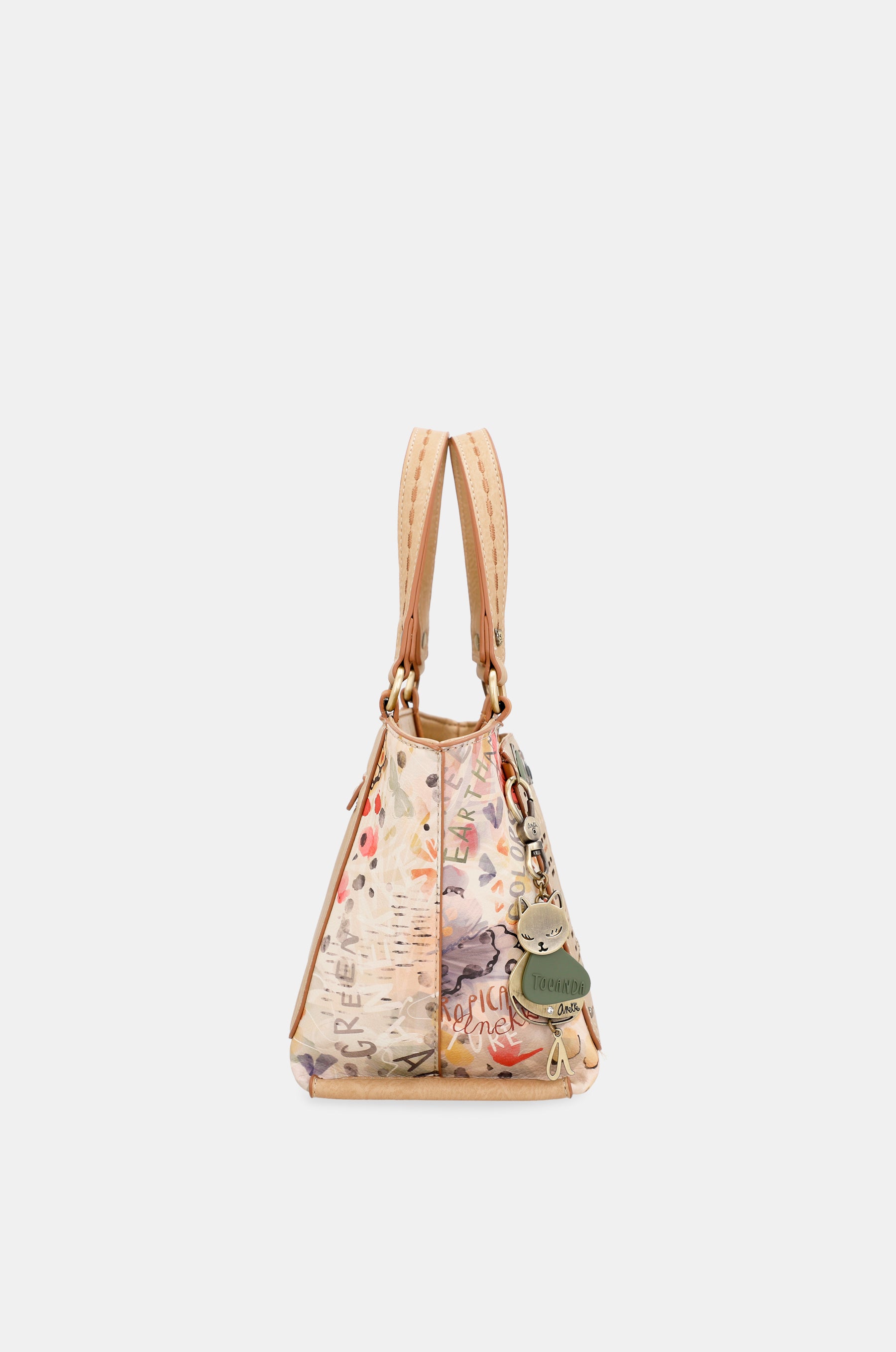 Nature Pachamama golden tote bag