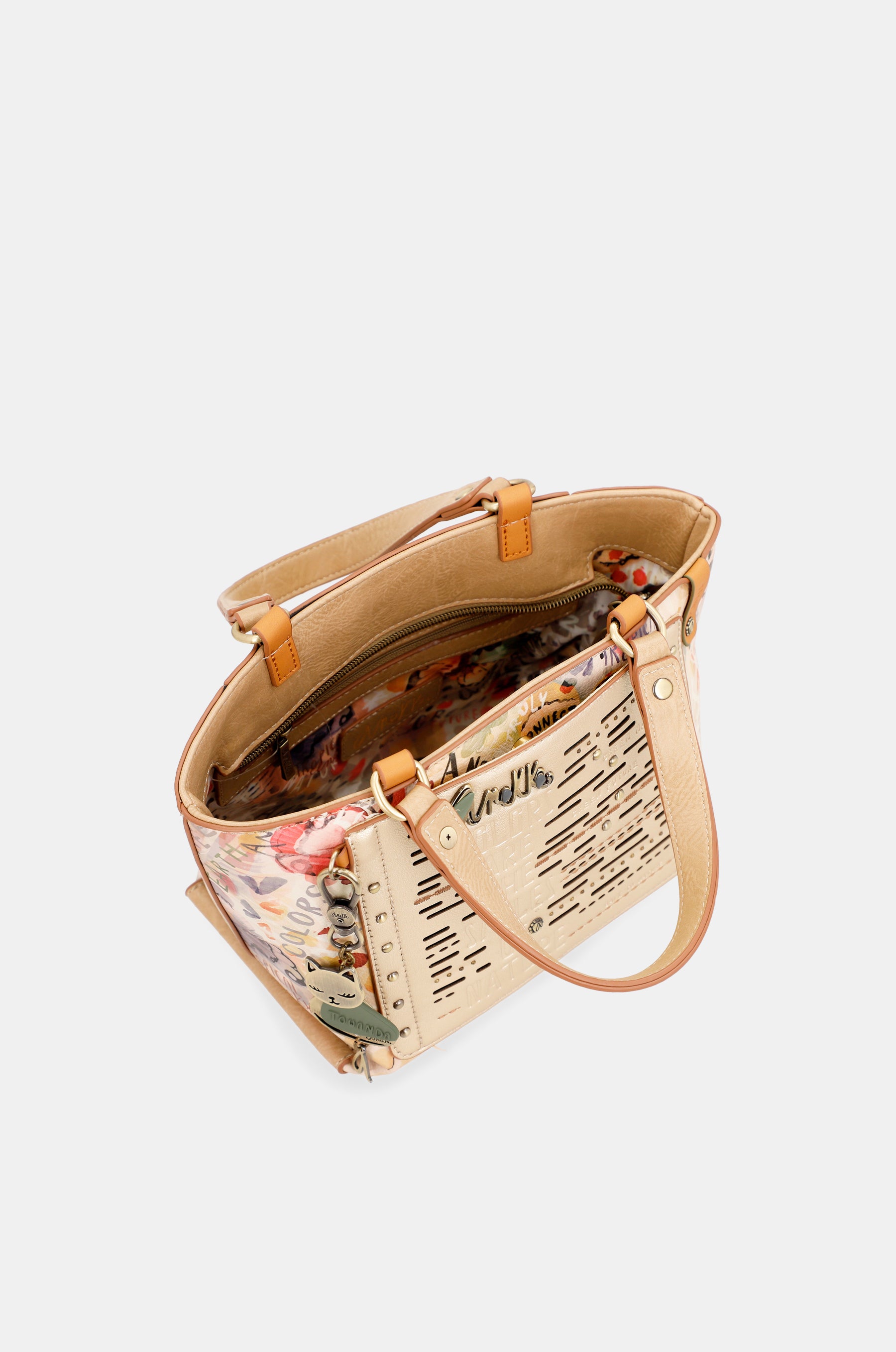 Nature Pachamama golden tote bag