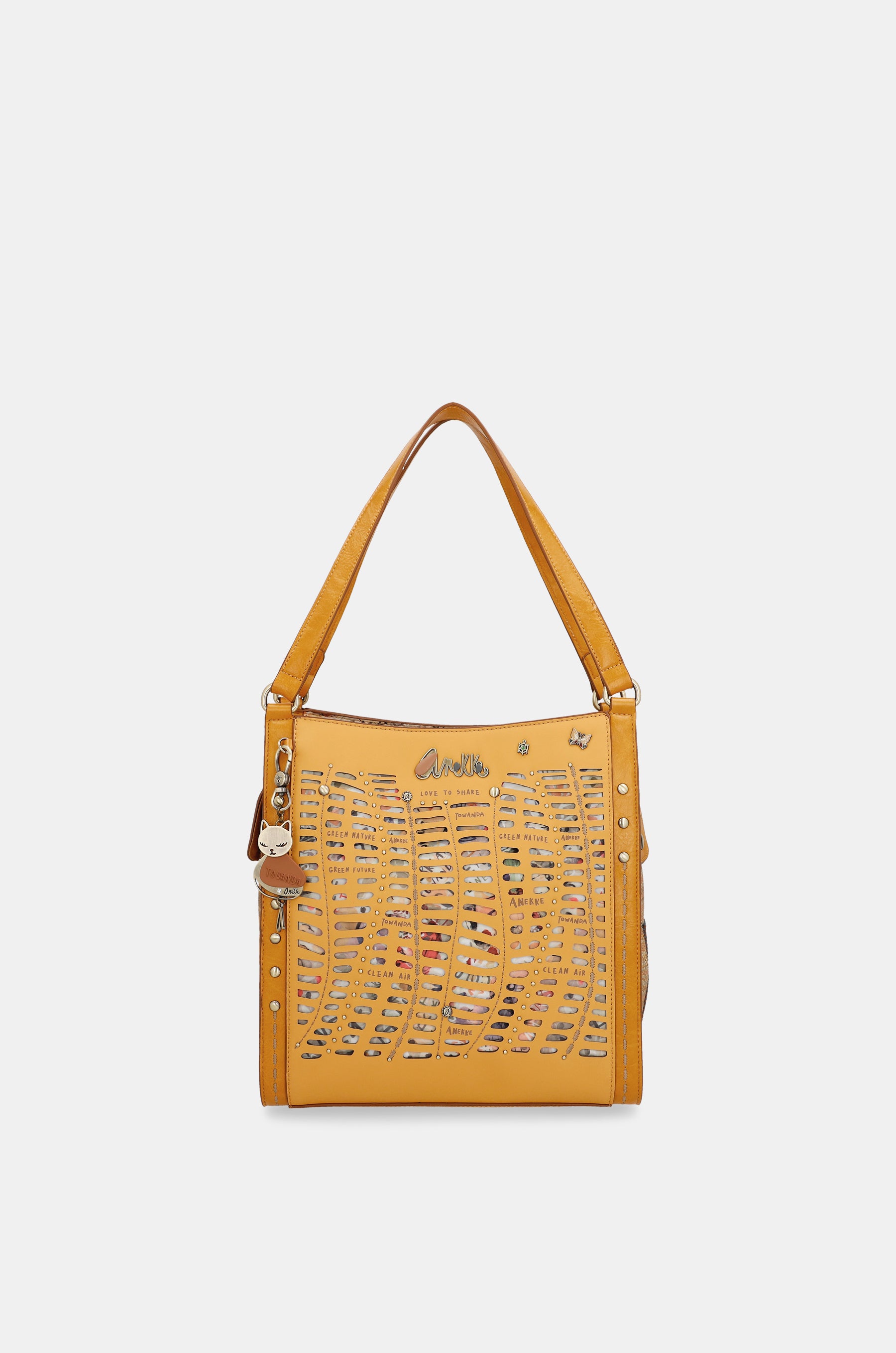 Nature Pachamama ochre crossbody bag