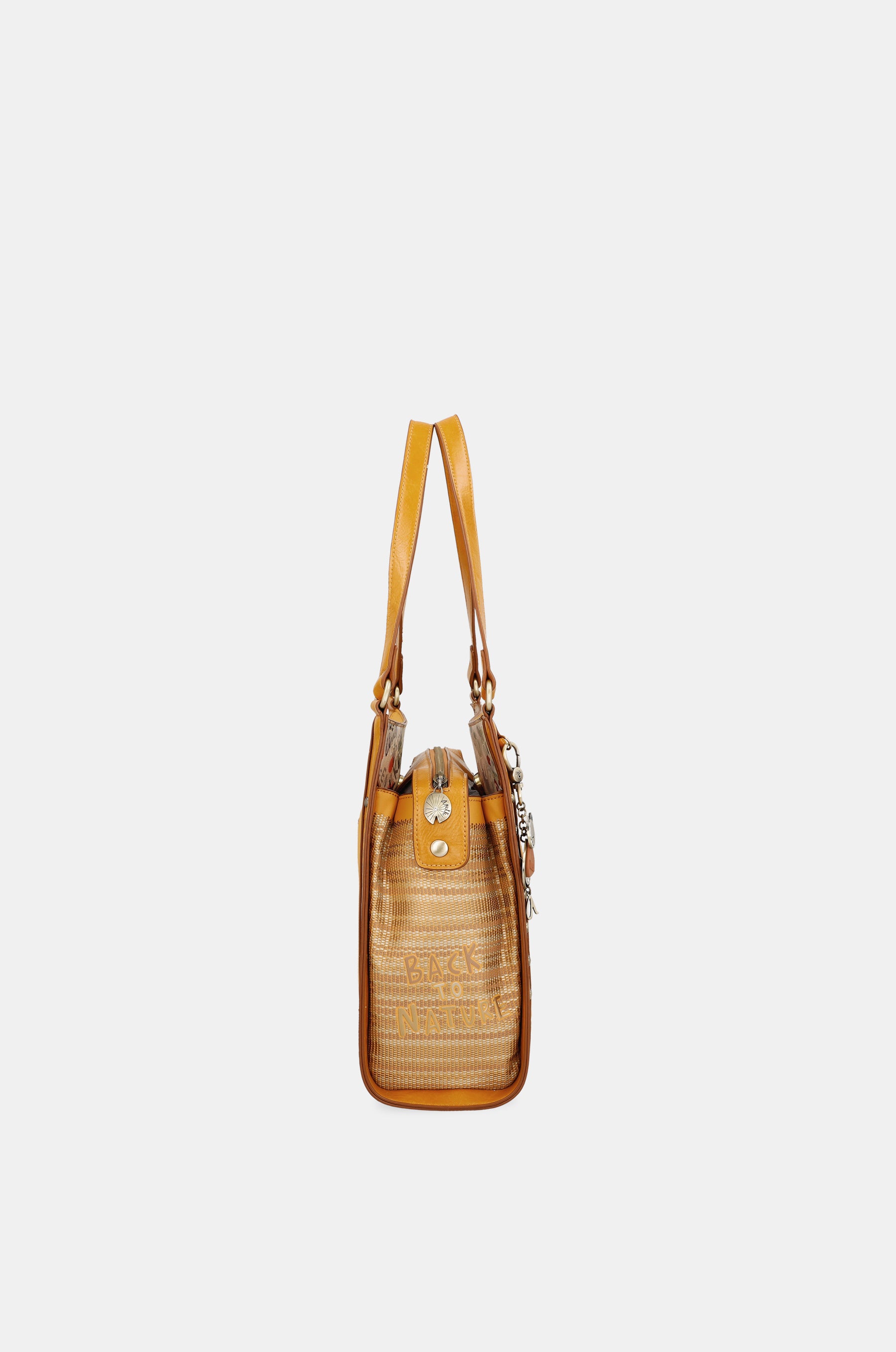 Nature Pachamama ochre crossbody bag
