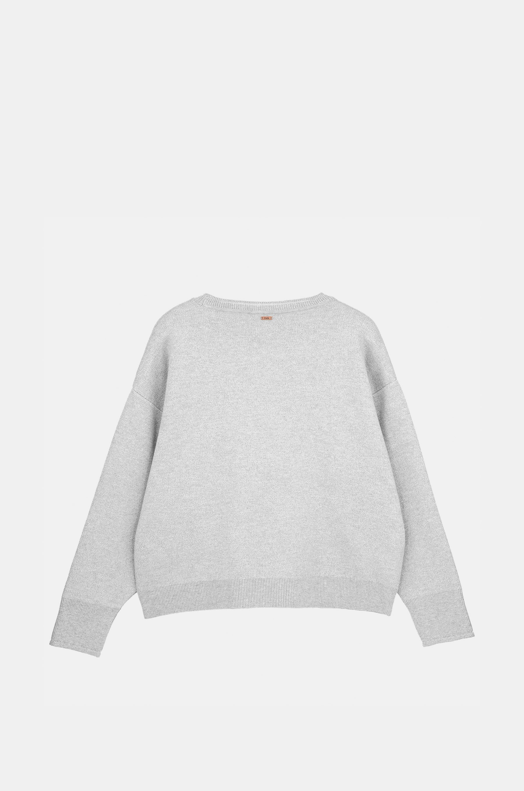 Gray Contemporary Sweater