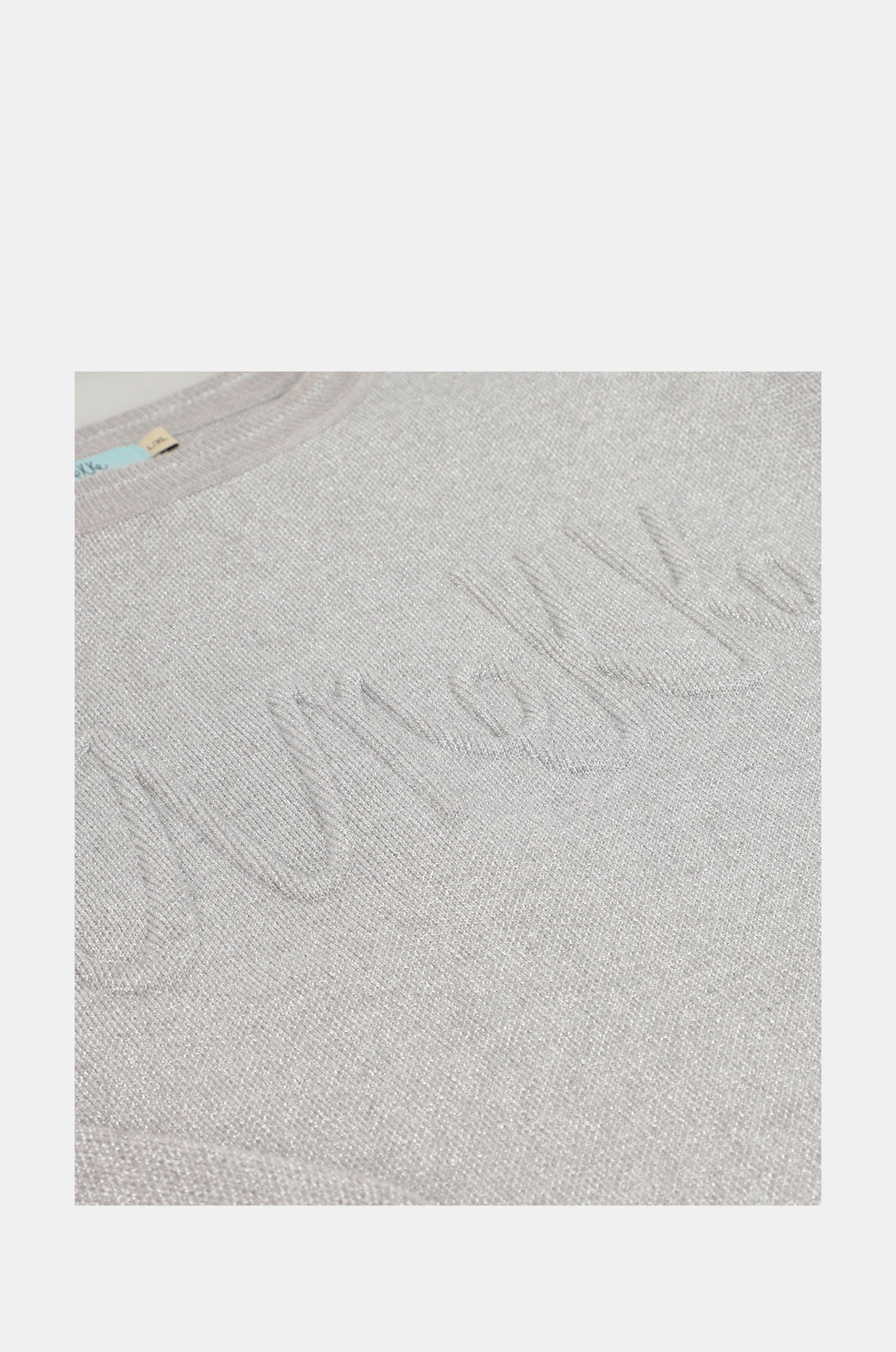 Gray Contemporary Sweater
