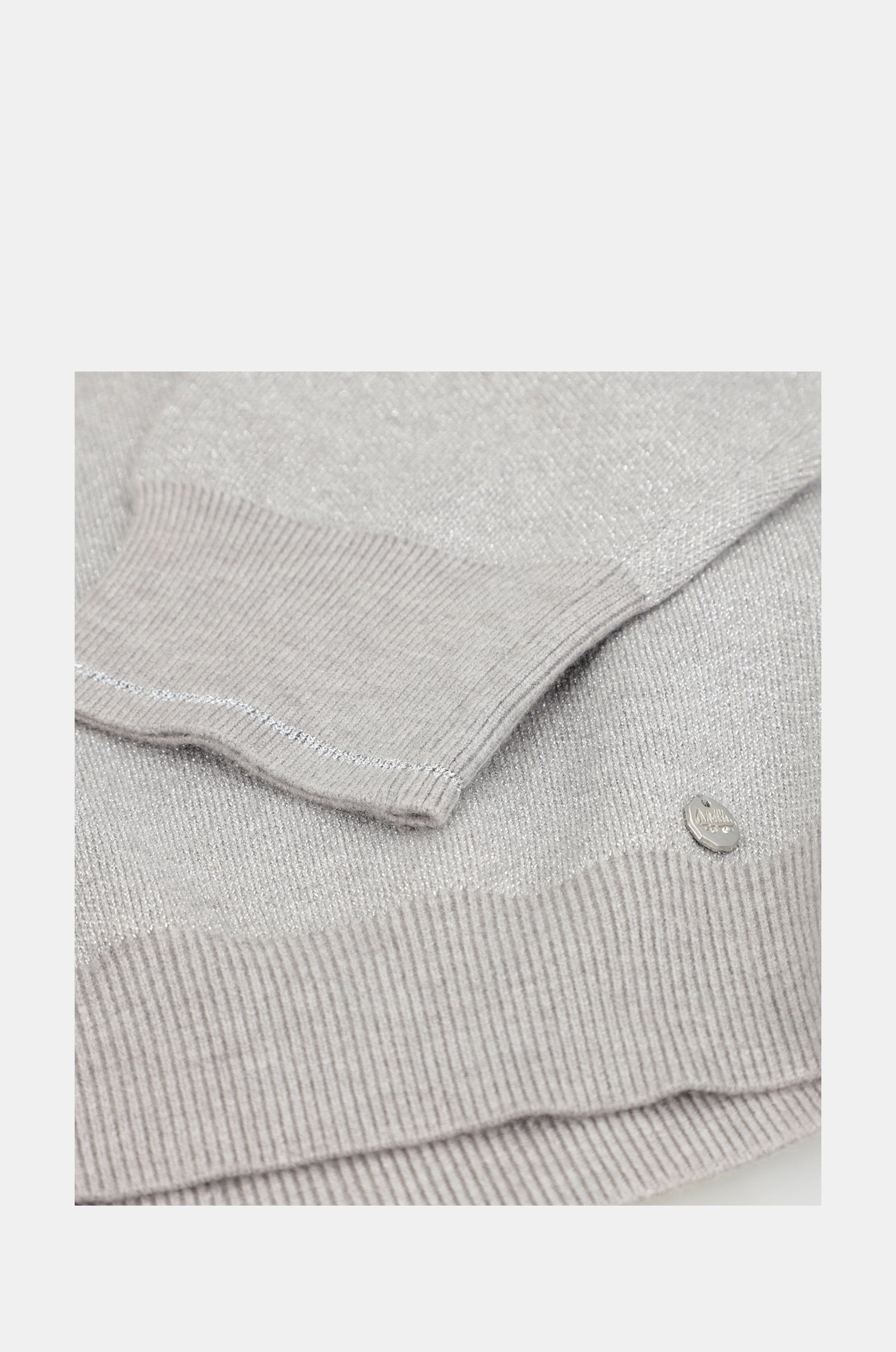 Gray Contemporary Sweater