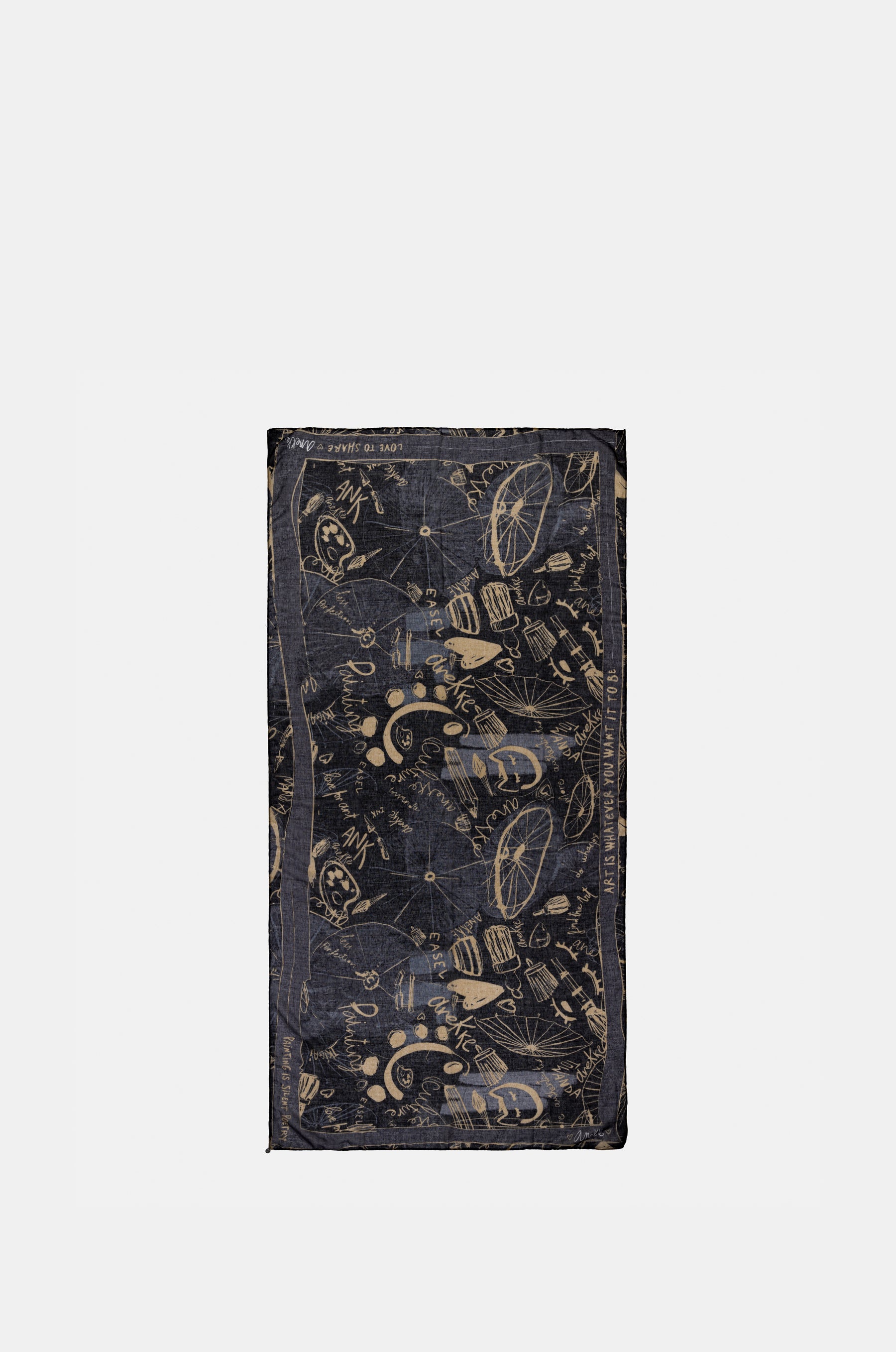 Palette black scarf Anekke