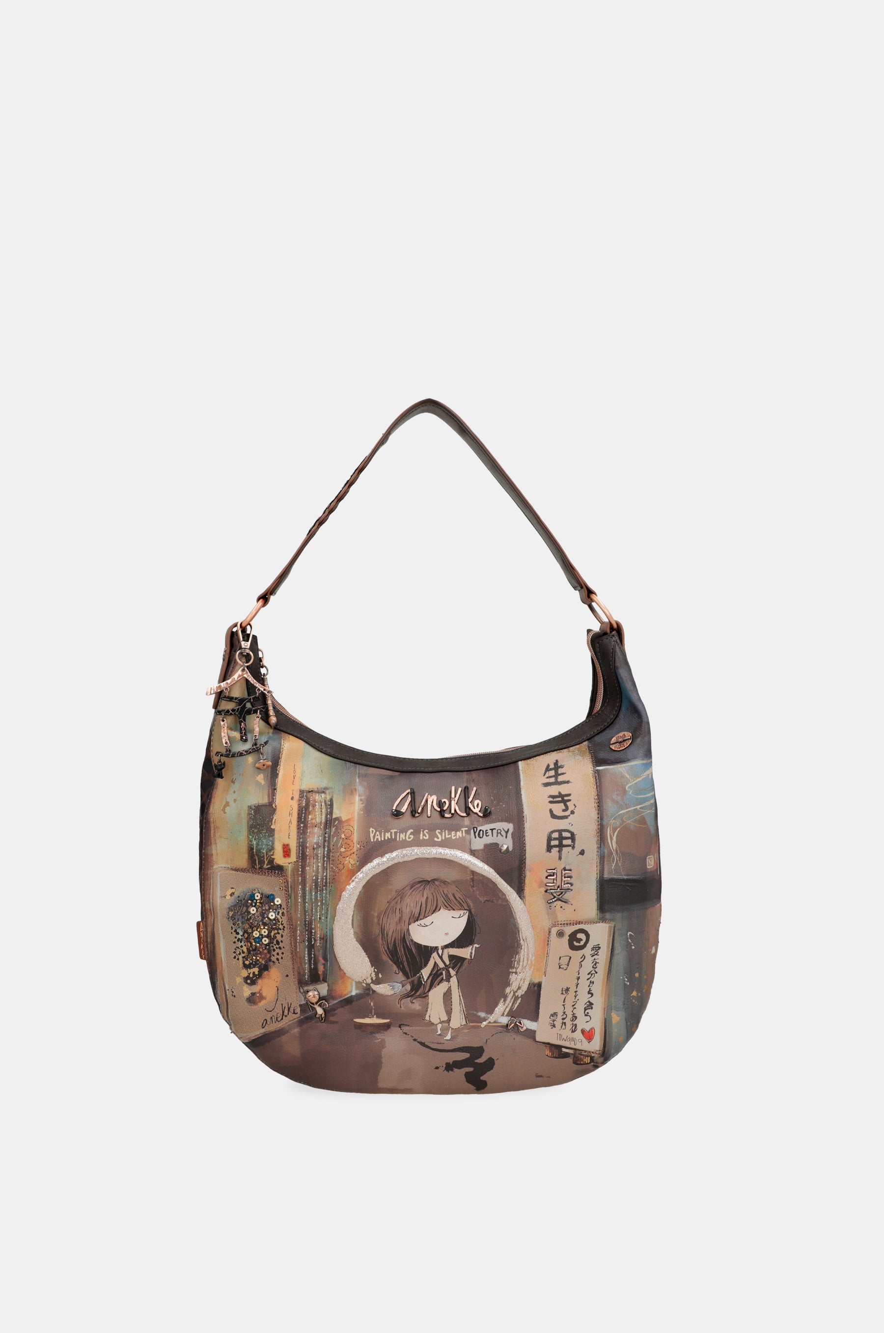 Shōen oval shoulder bag