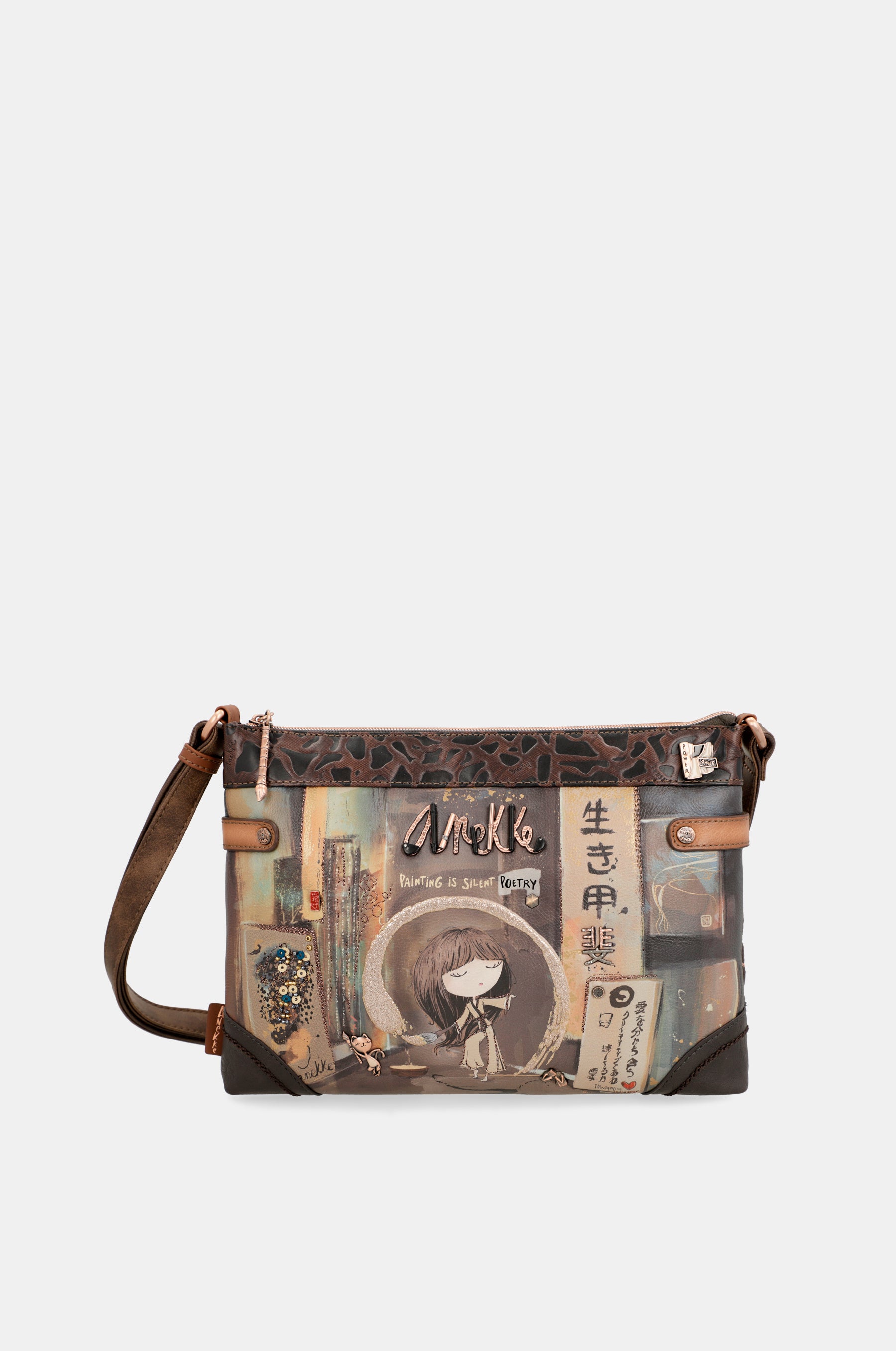 Shōen mini double compartment shoulder bag