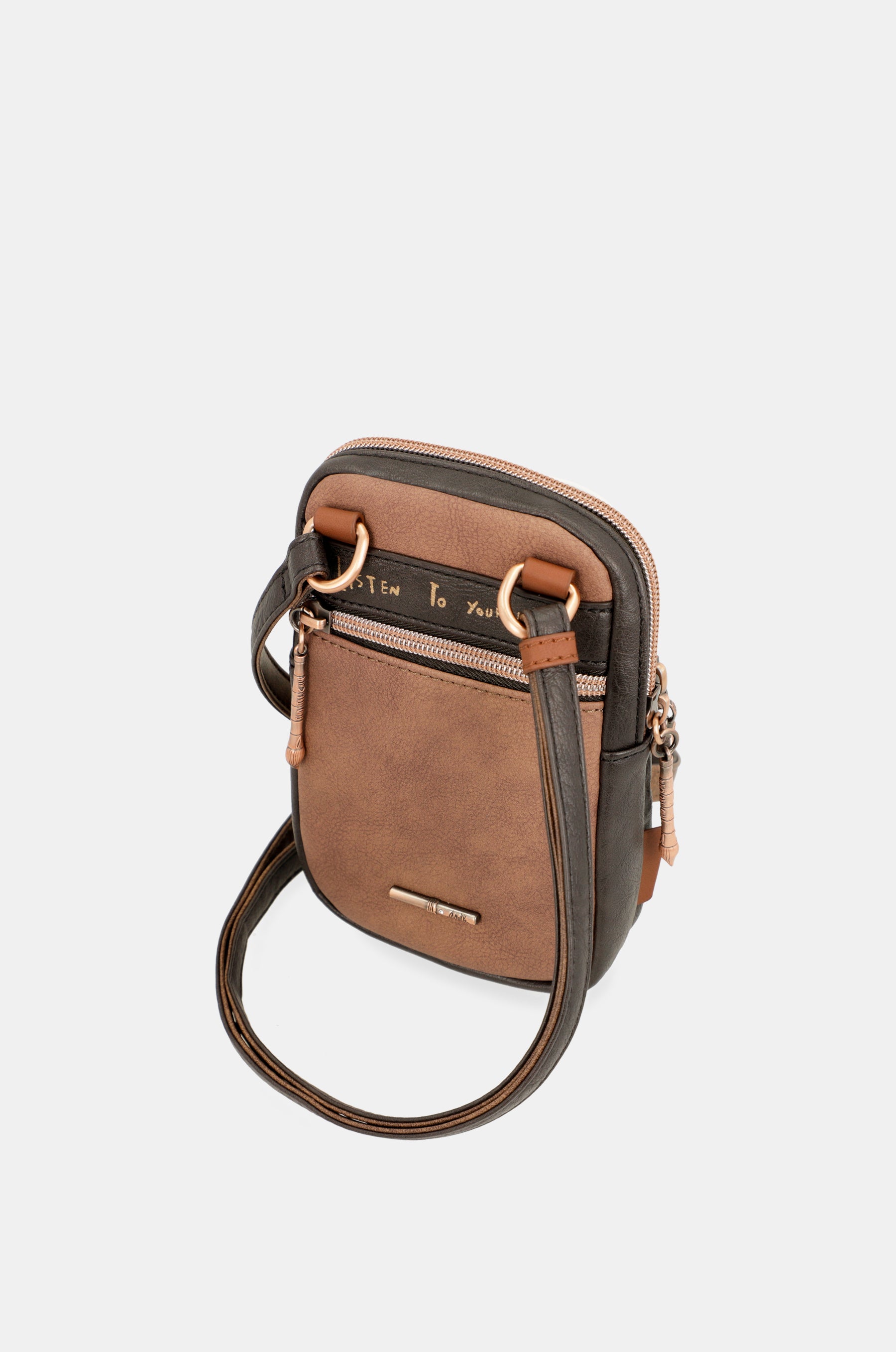 Shōen triple compartment mini shoulder bag