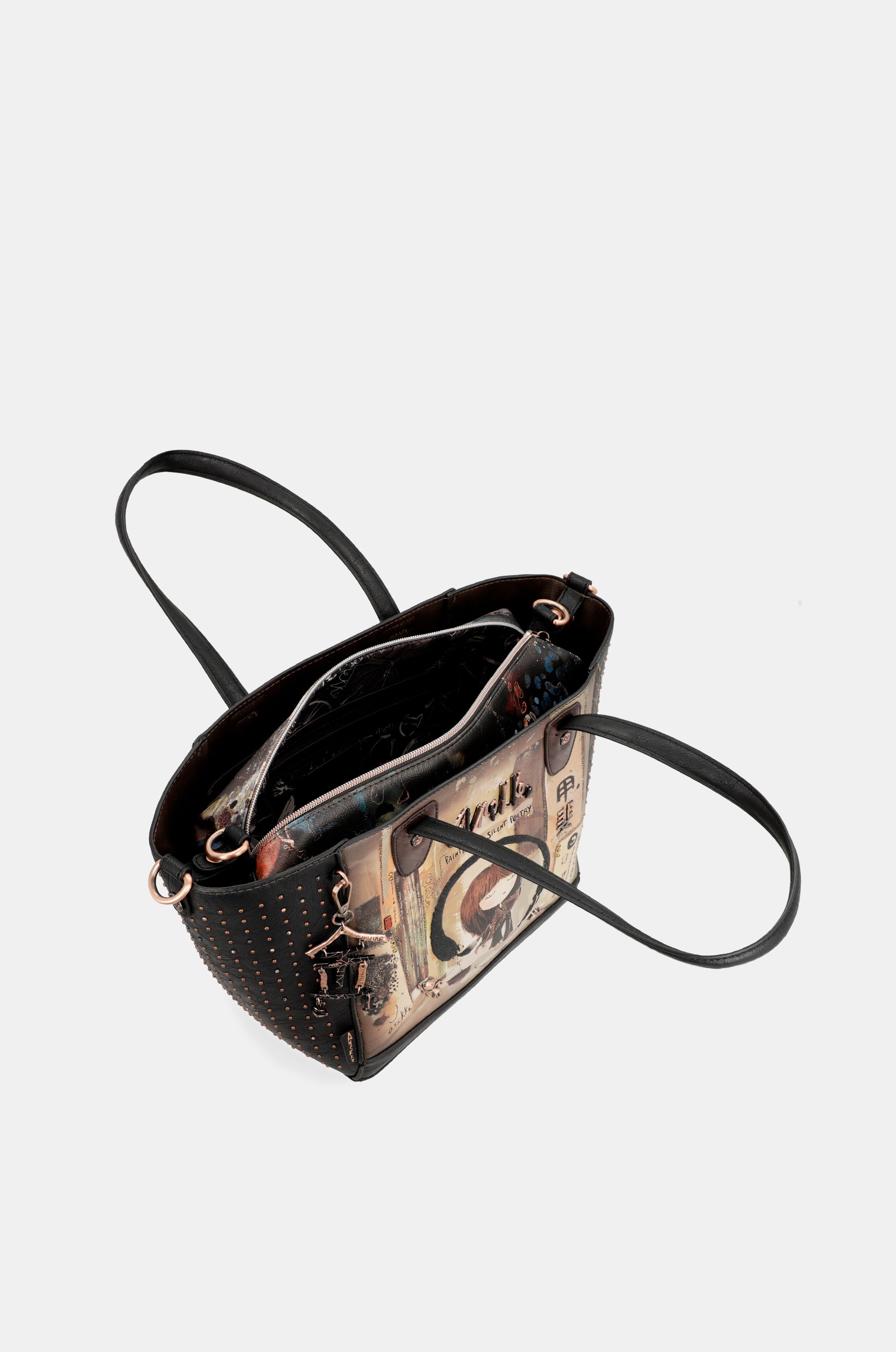 Large shopper with removable interior Shōen