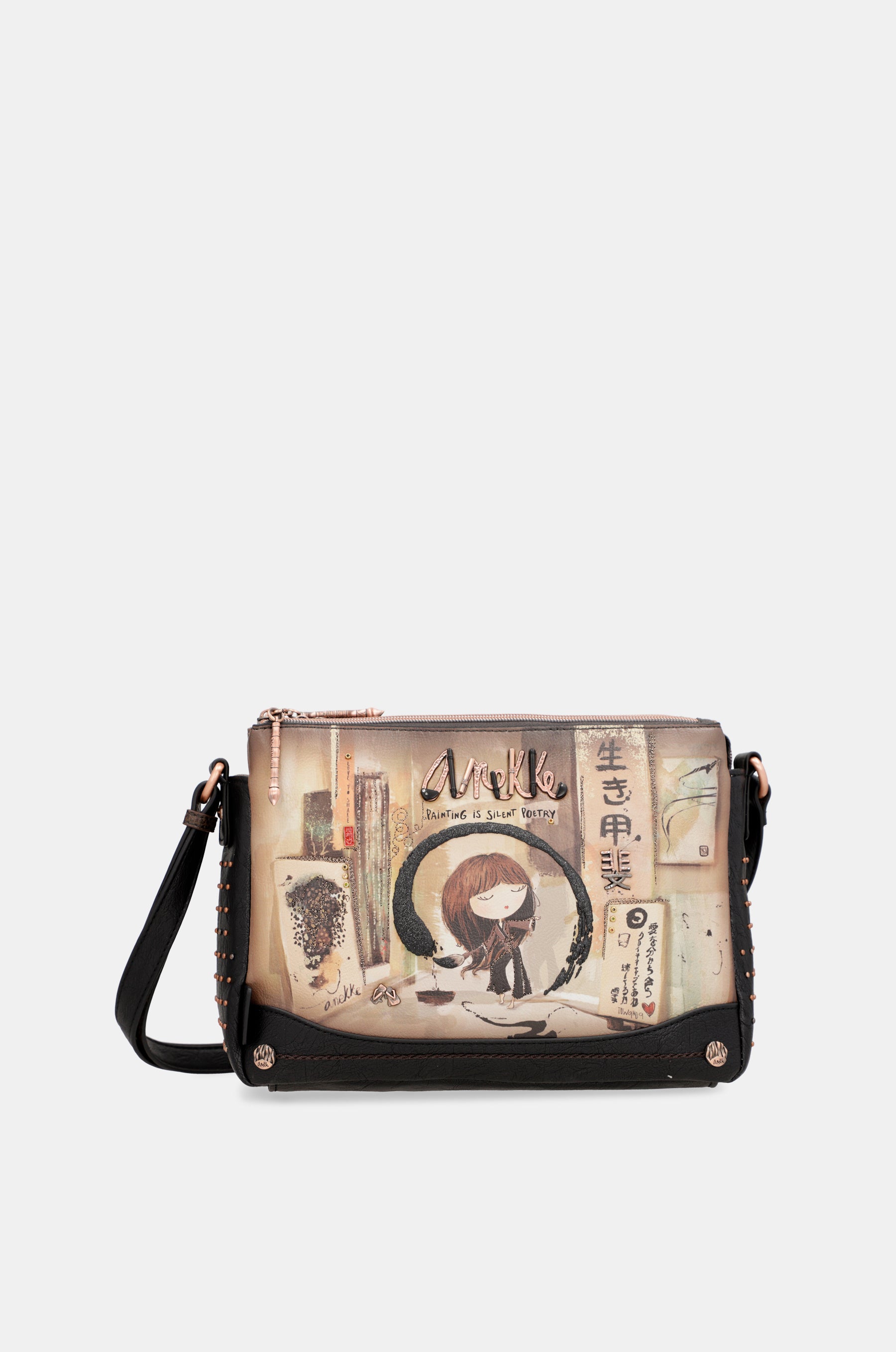 Shōen 3 compartments shoulder bag