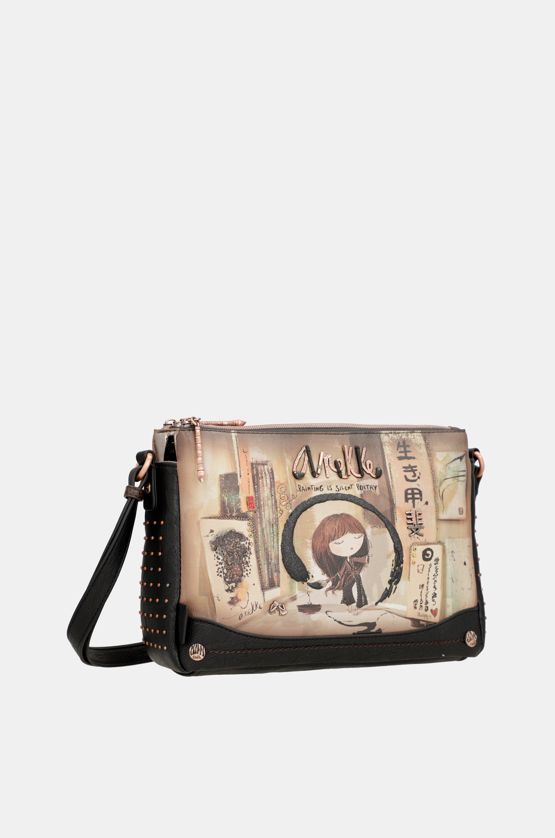 Shōen 3 compartments shoulder bag