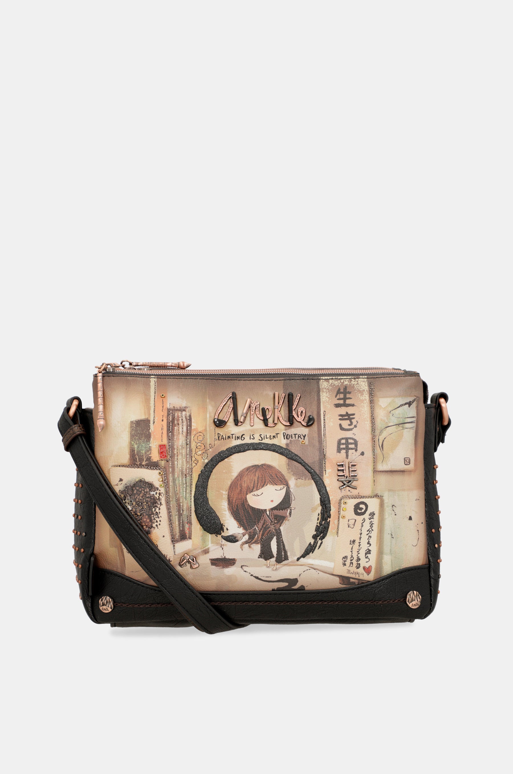Shōen 3 compartments shoulder bag