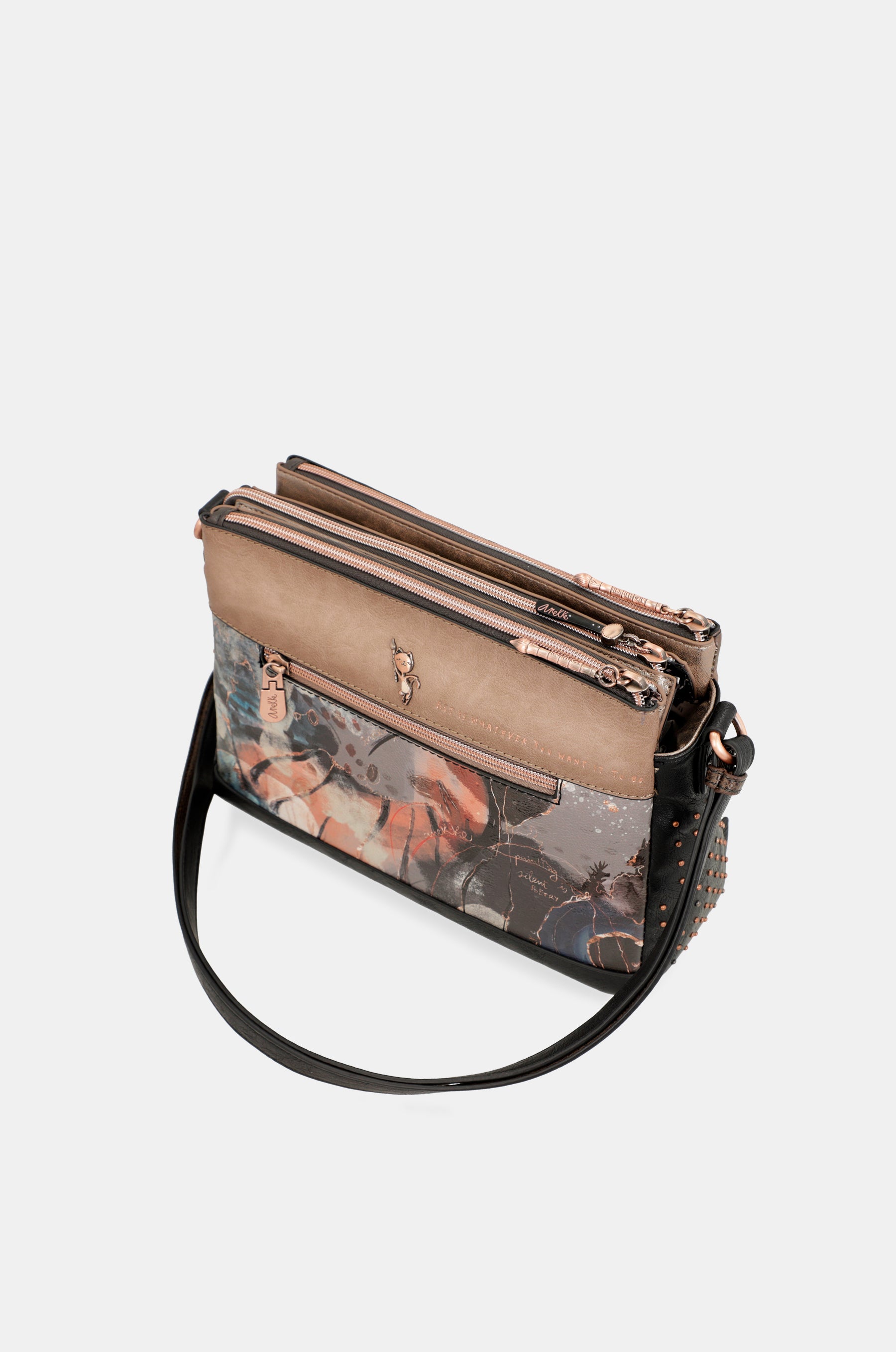 Shōen 3 compartments shoulder bag