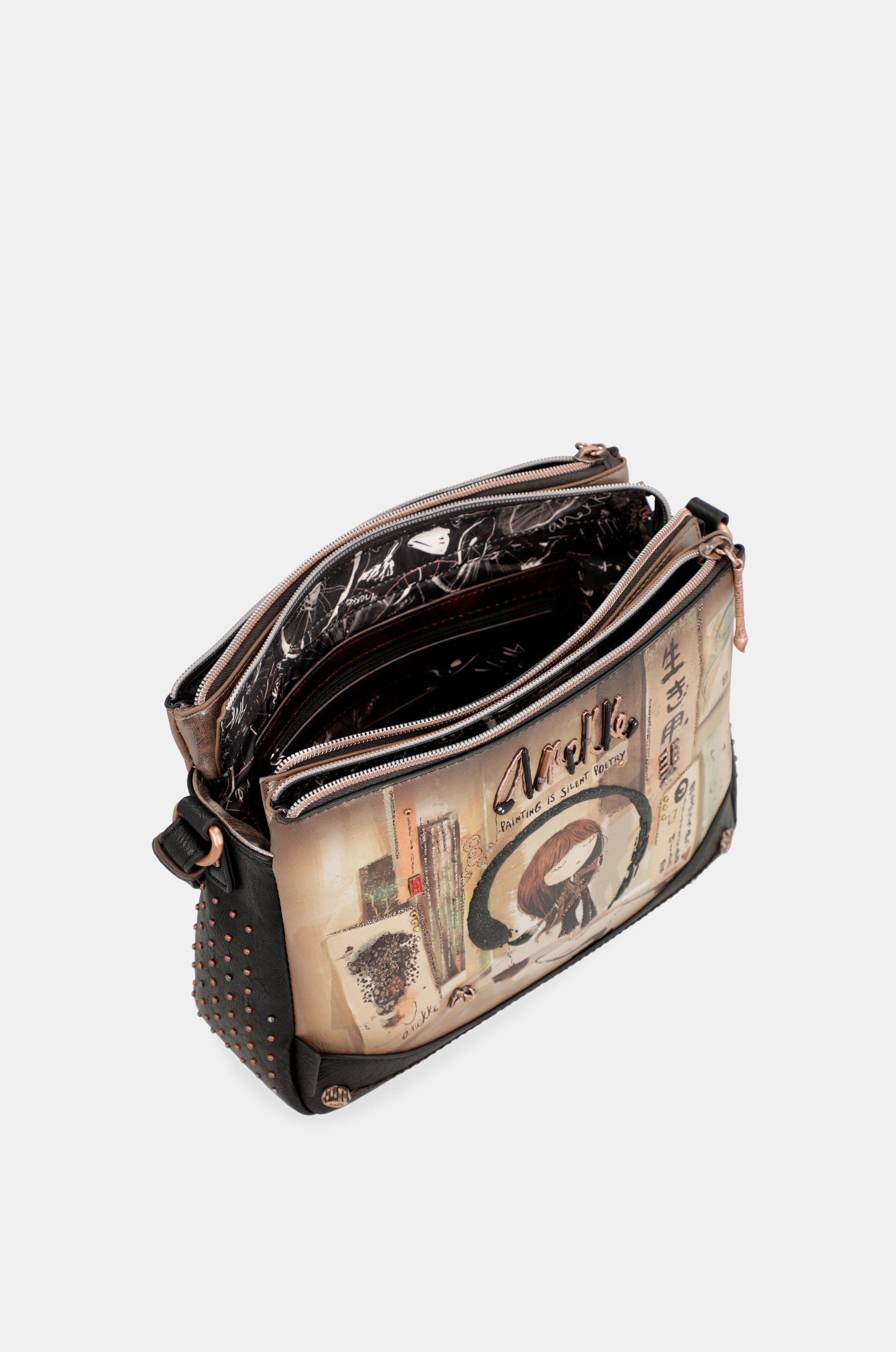 Shōen 3 compartments shoulder bag