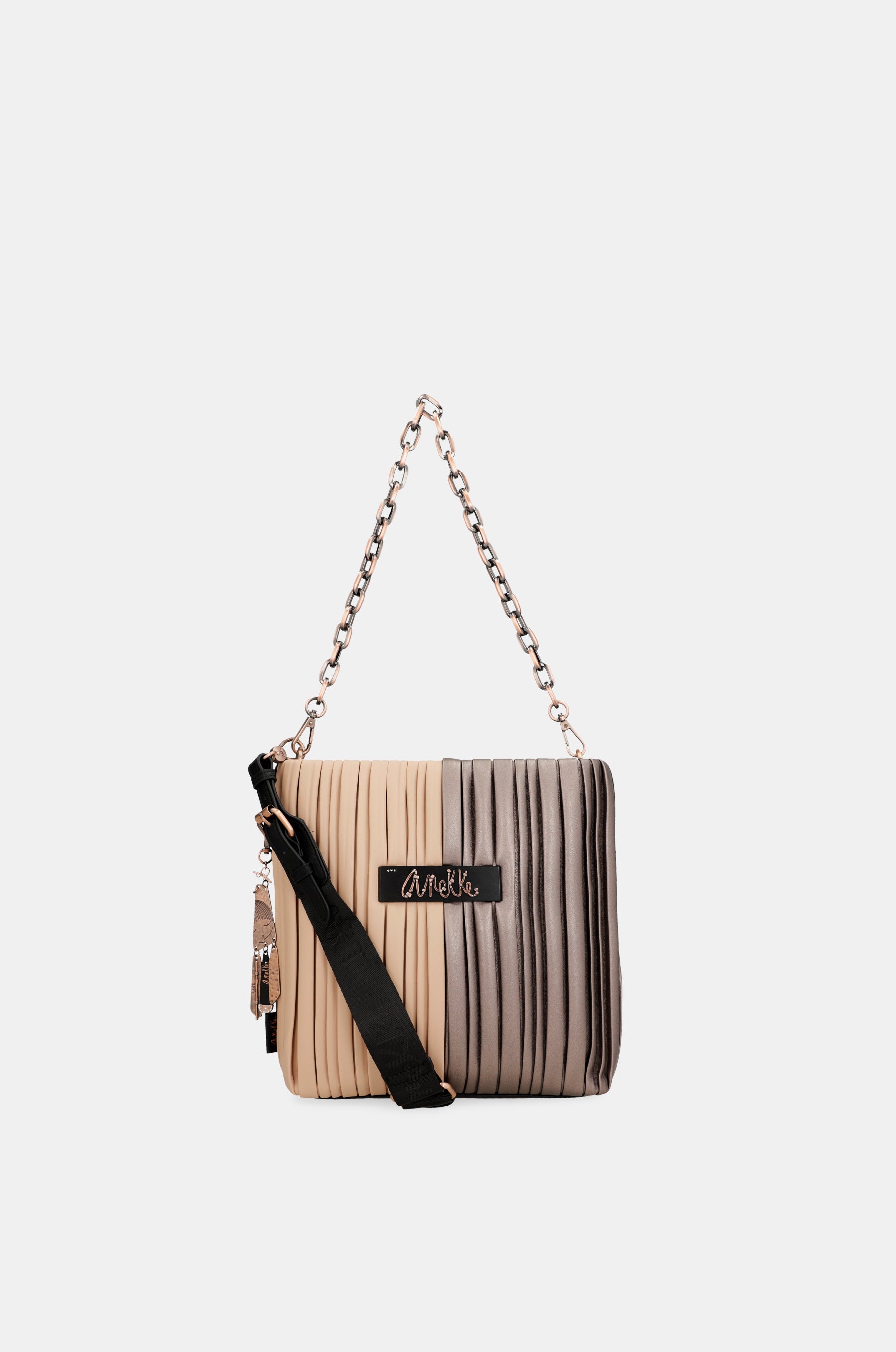Shōen Palette double-sided pleated shoulder bag
