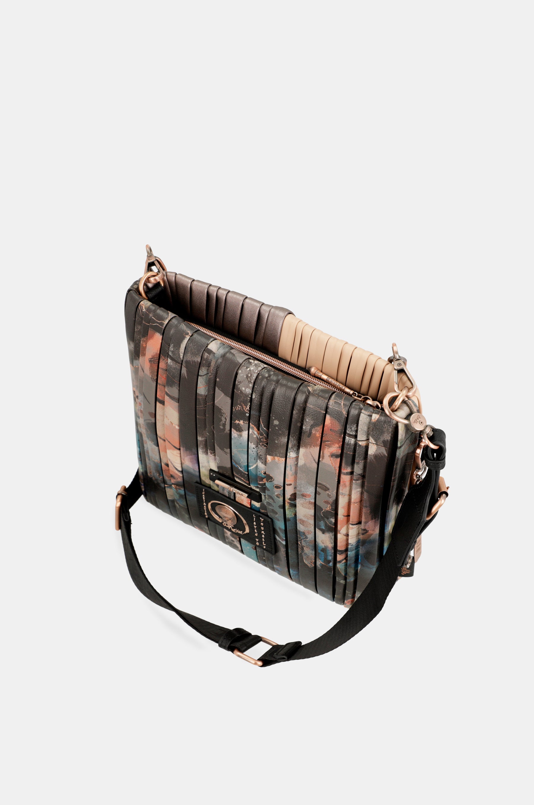 Shōen Palette double-sided pleated shoulder bag