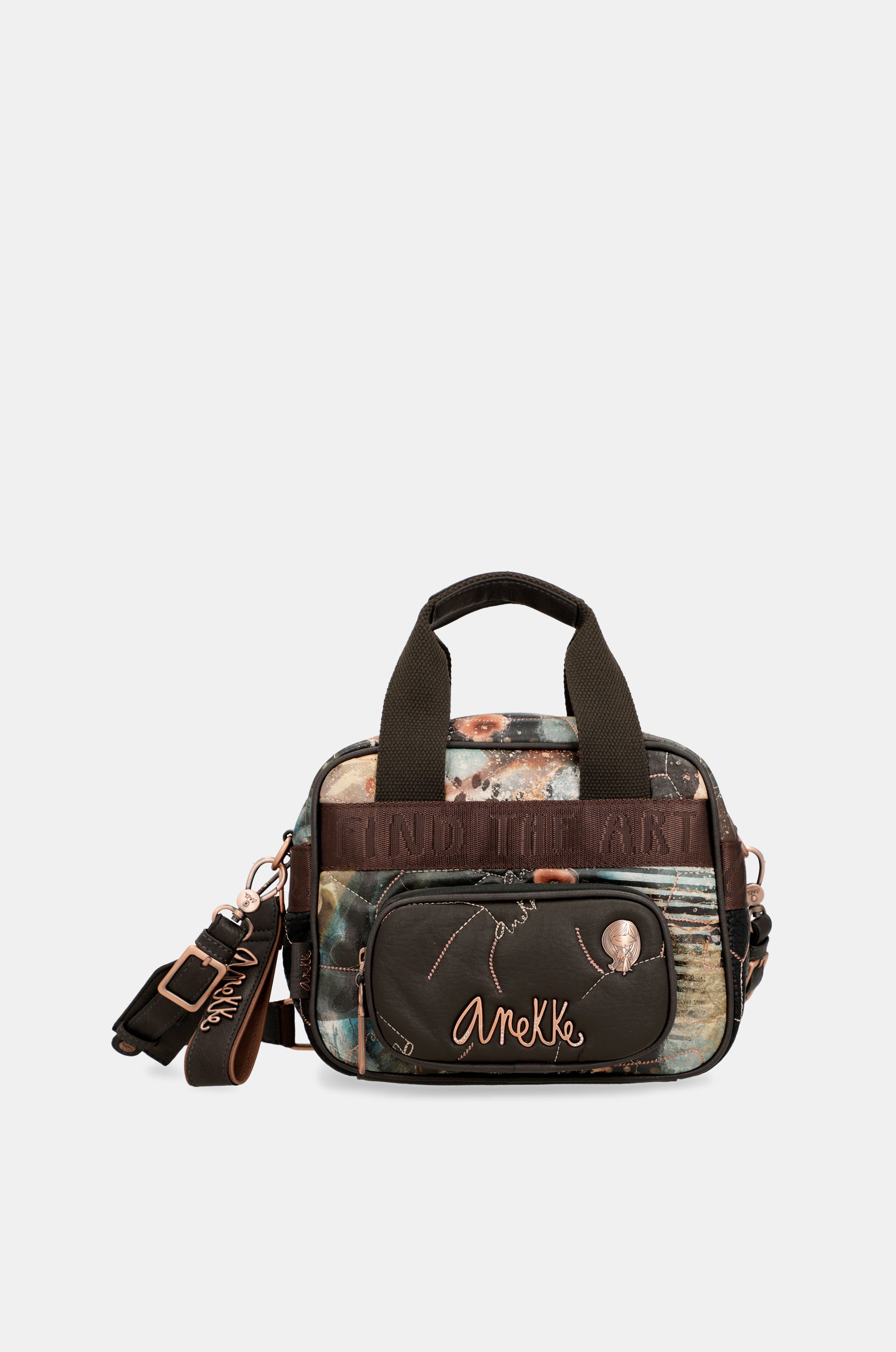 Shōen Padded 2-handle shoulder bag with shoulder strap