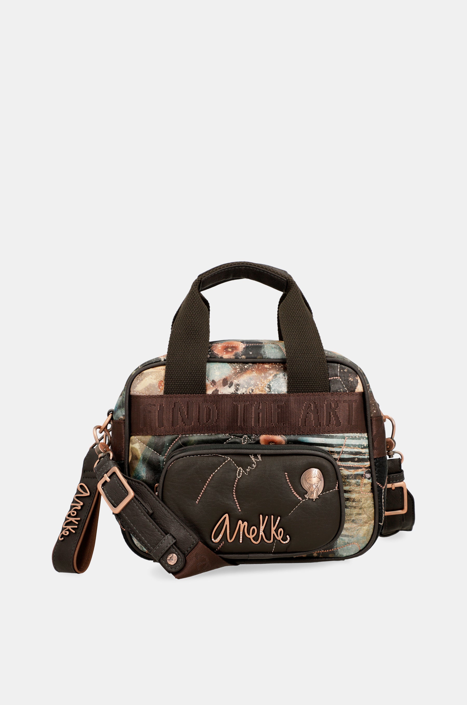 Shōen Padded 2-handle shoulder bag with shoulder strap