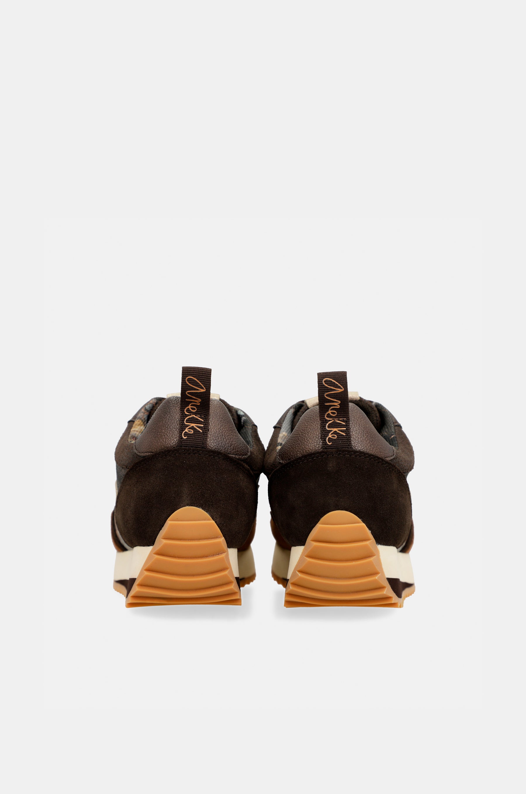 Brown Palette Patterned Sports Sneakers