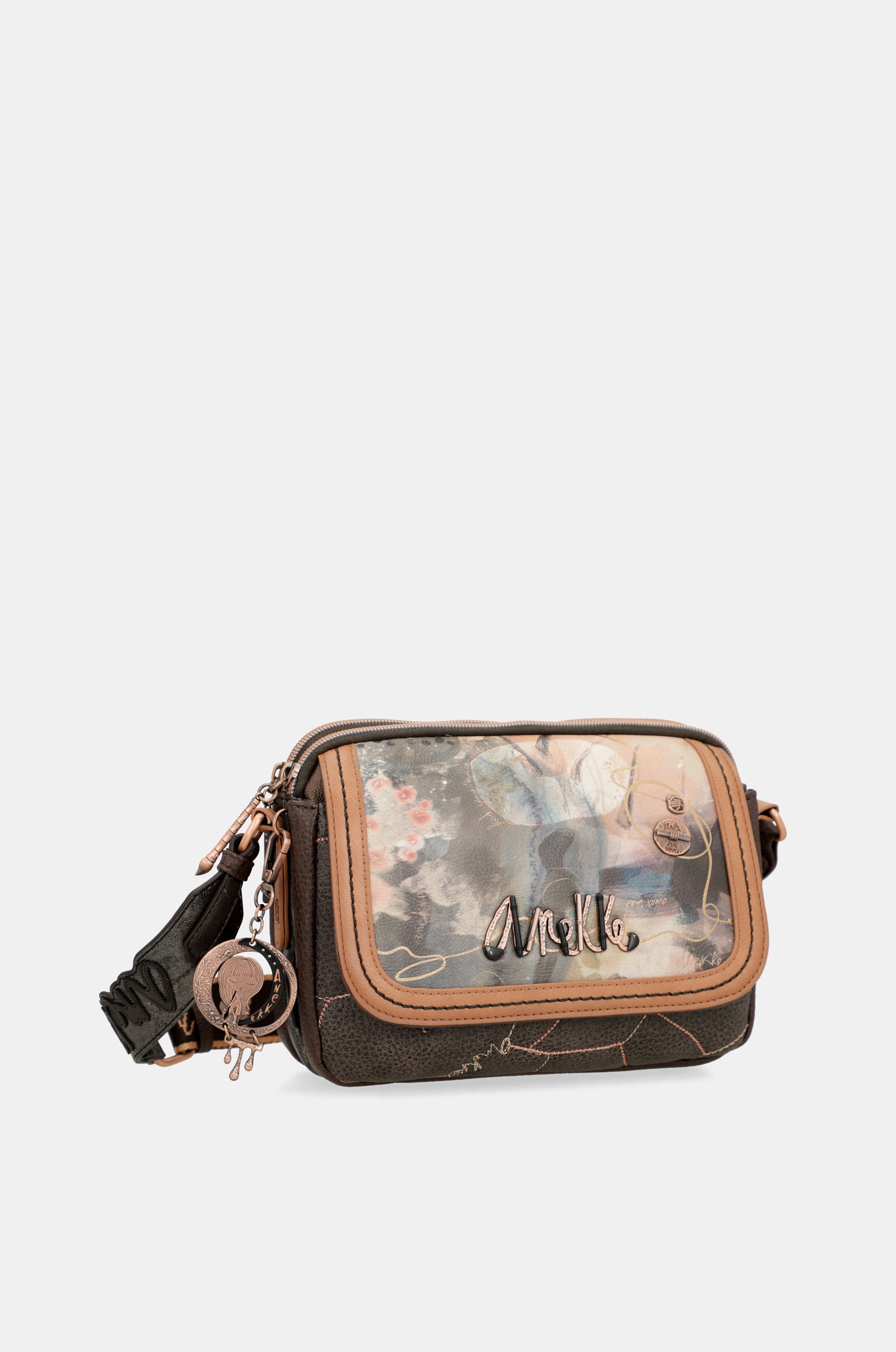 Shōen Brush 3 compartment shoulder bag