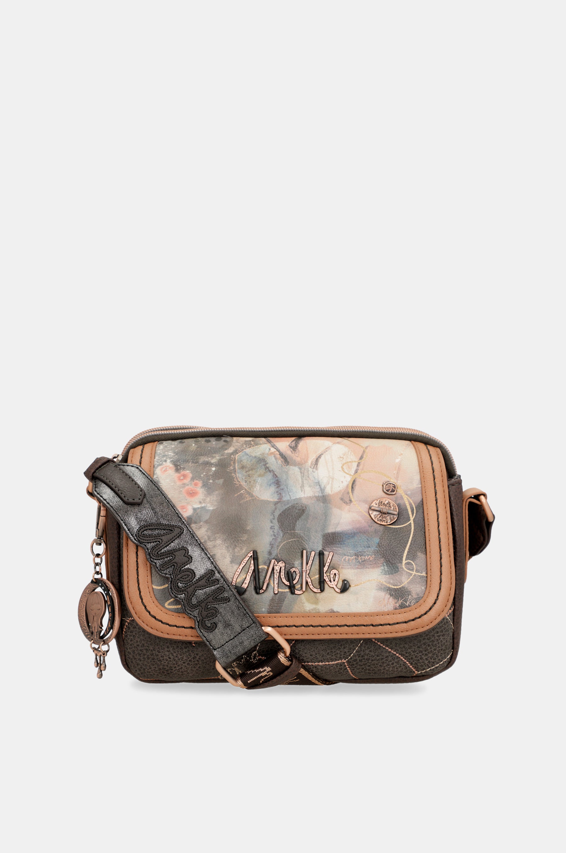 Shōen Brush 3 compartment shoulder bag