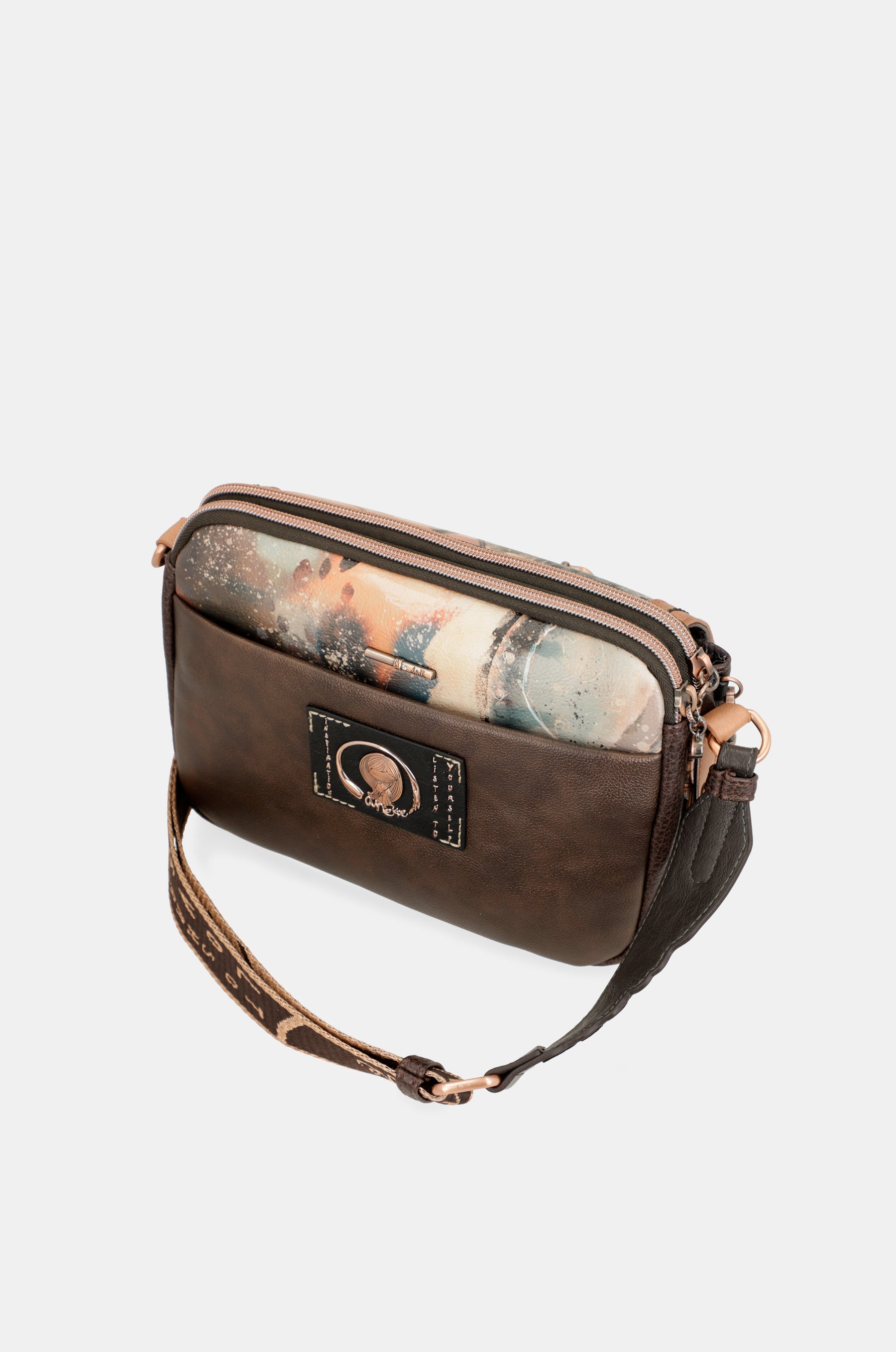 Shōen Brush 3 compartment shoulder bag