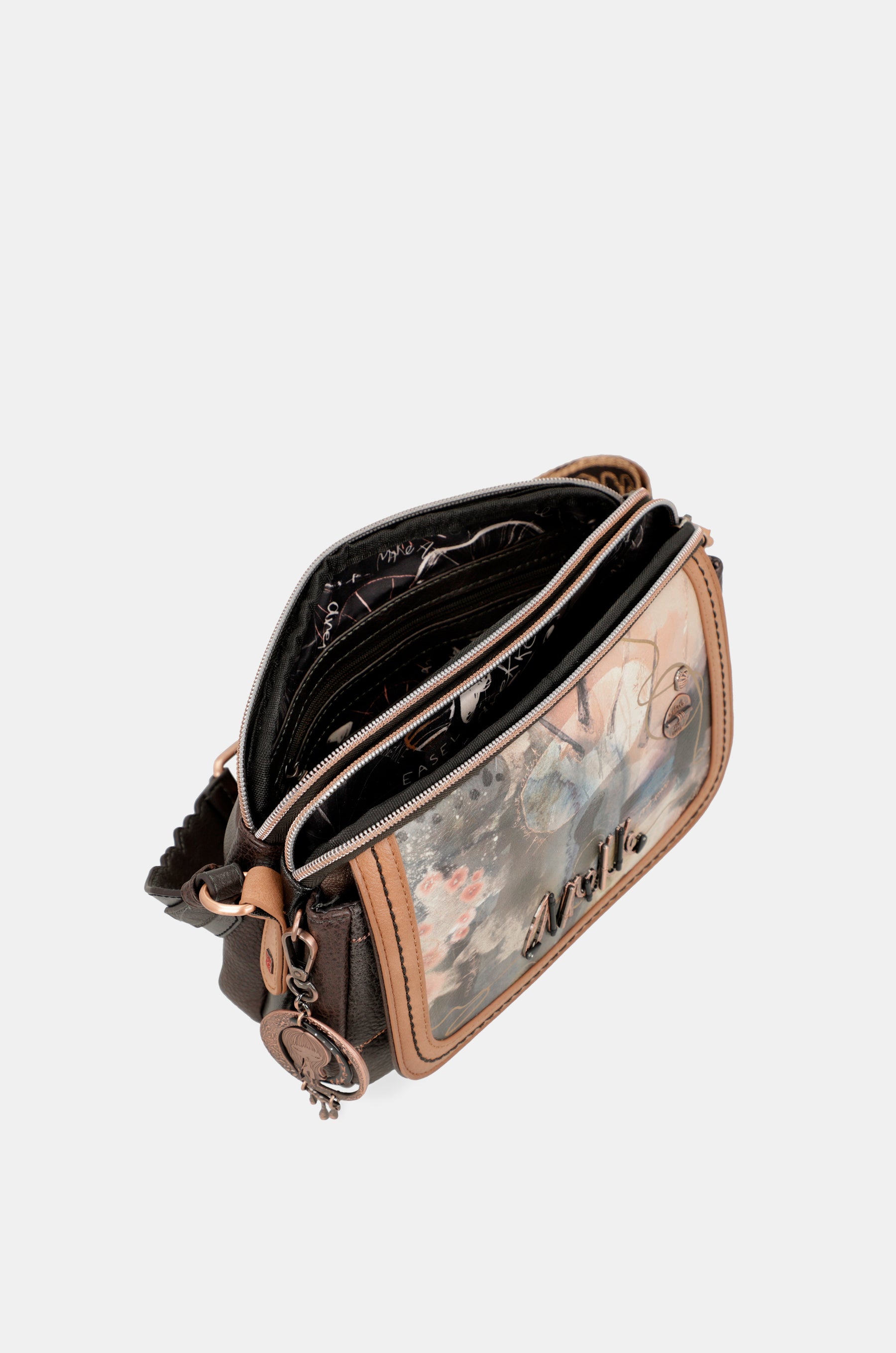Shōen Brush 3 compartment shoulder bag
