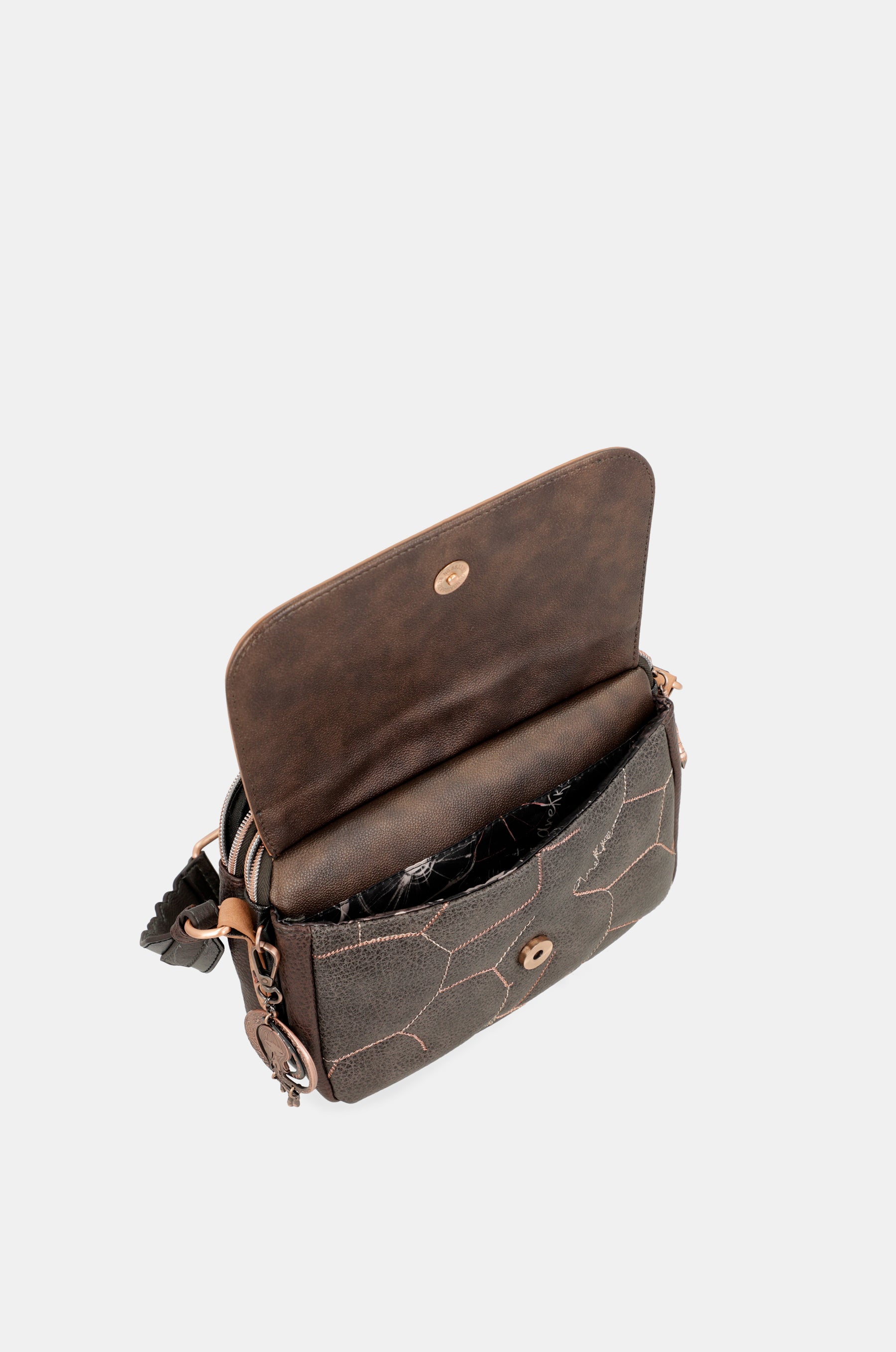 Shōen Brush 3 compartment shoulder bag
