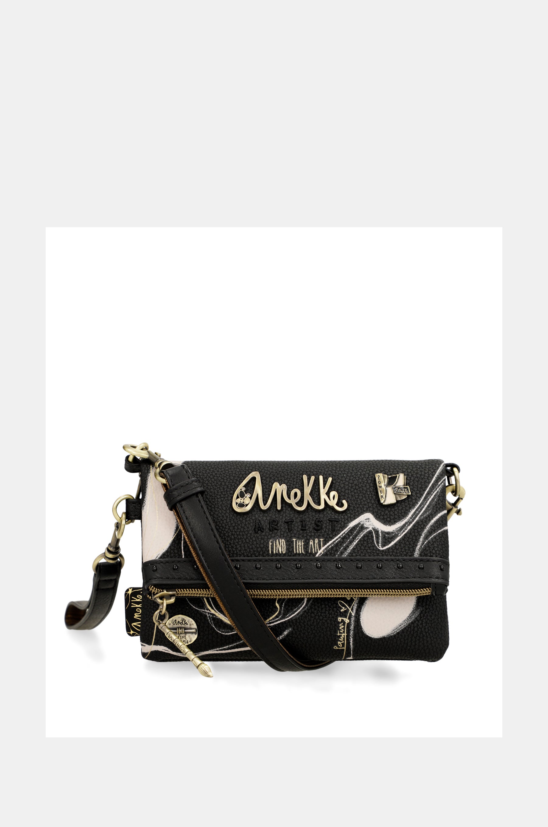 Nature Shodō small black messenger bag