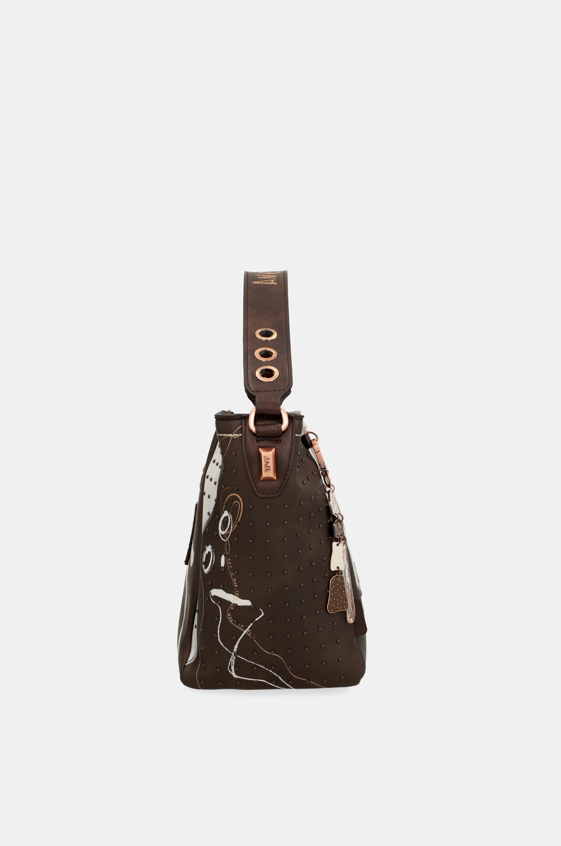 Nature Shodō medium brown handbag