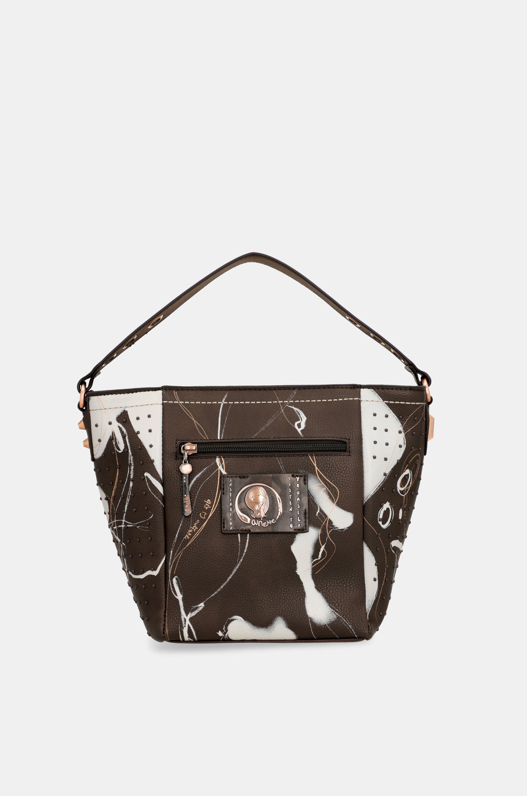 Nature Shodō medium brown handbag