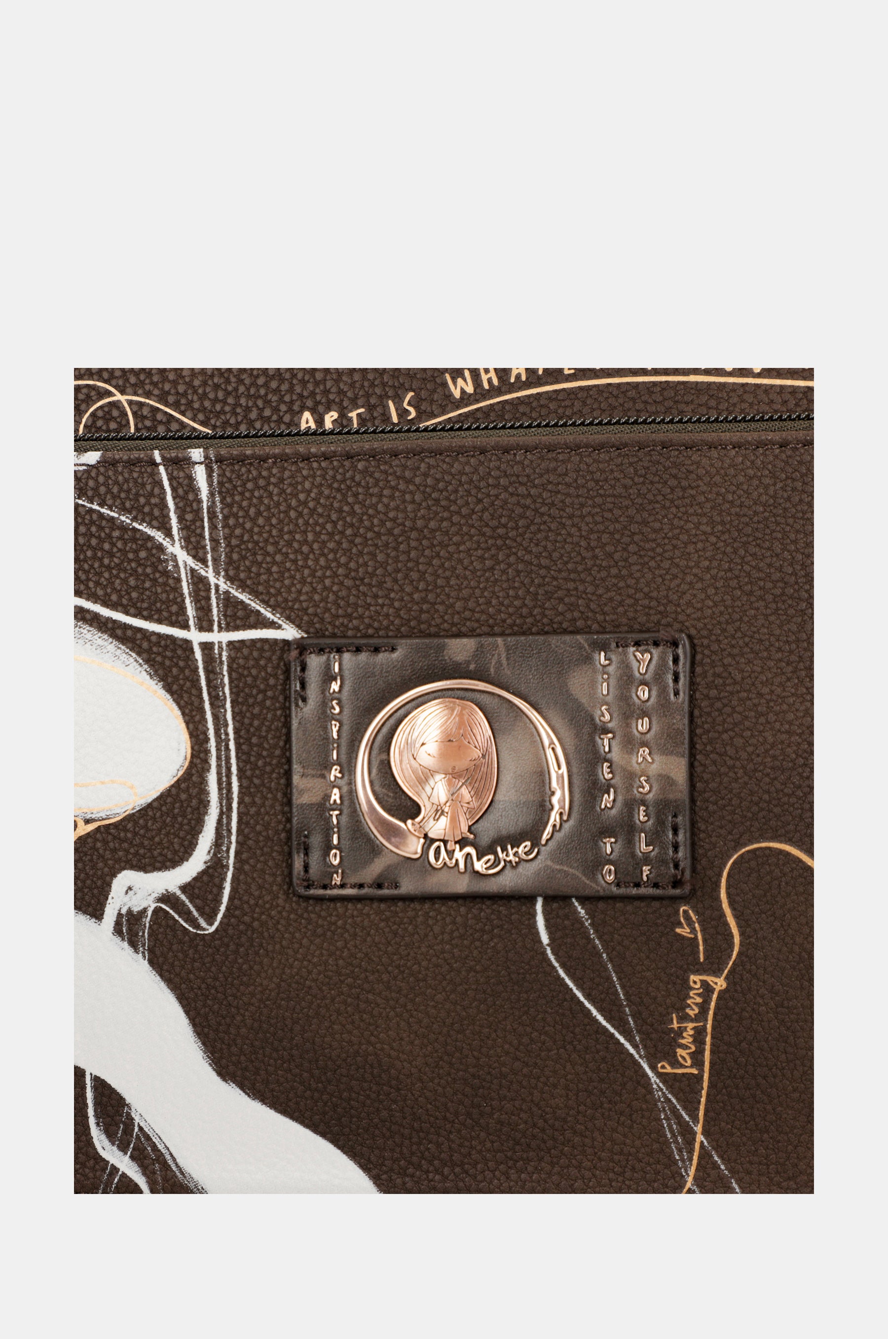Brown briefcase Nature Shodō